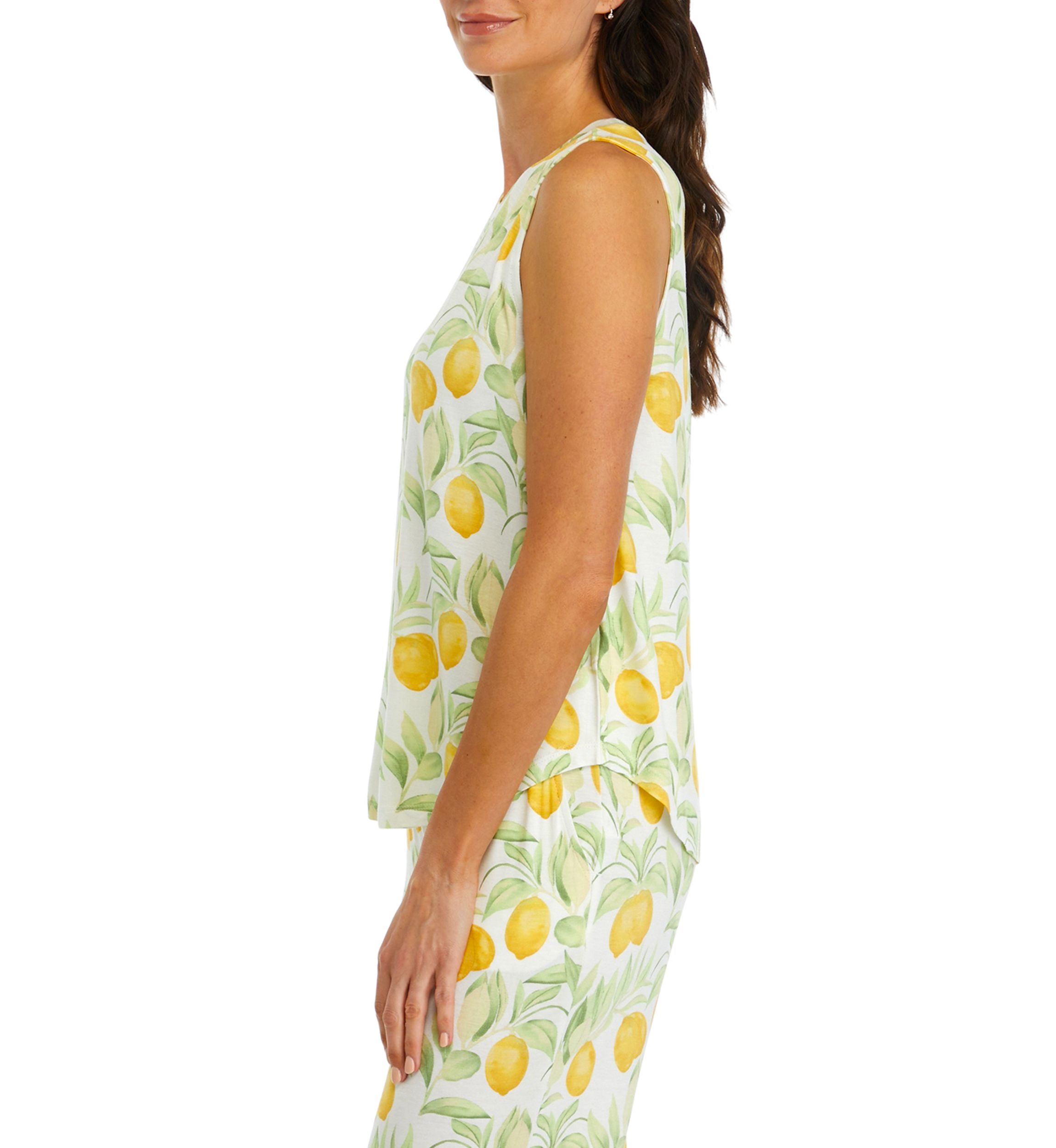 Lemon Print Sleep Tank 