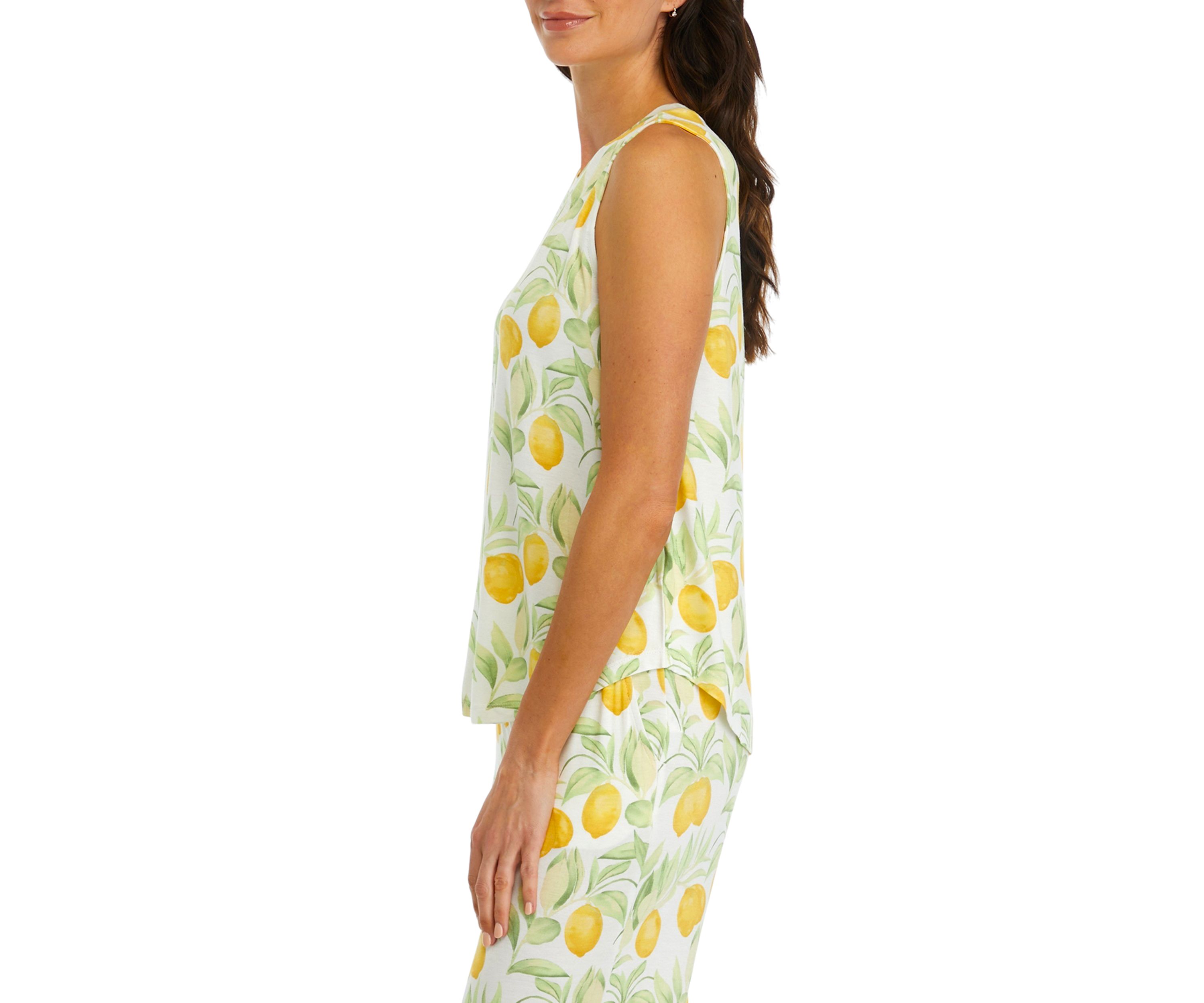 Lemon Print Sleep Tank 