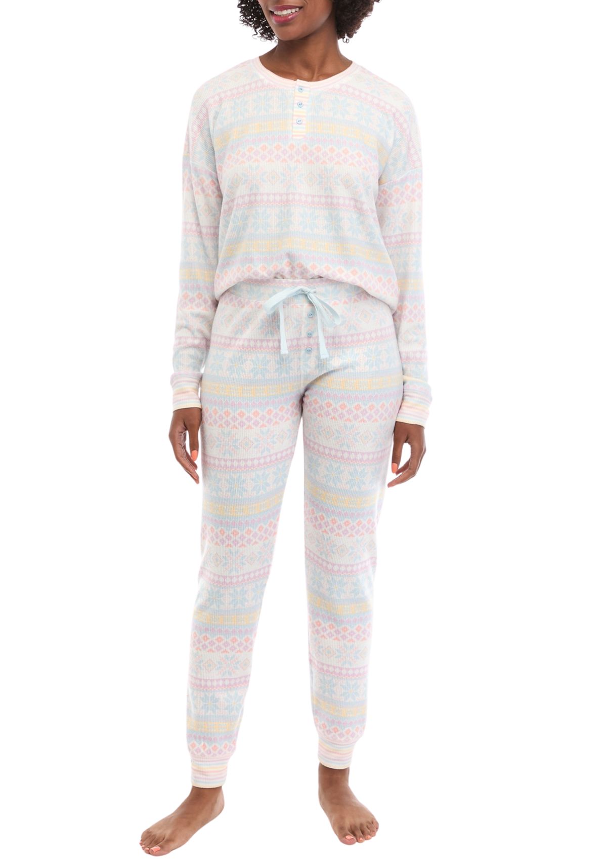 Thermal Folded Pajama Set 