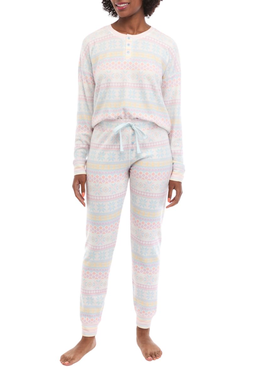 Thermal Folded Pajama Set 