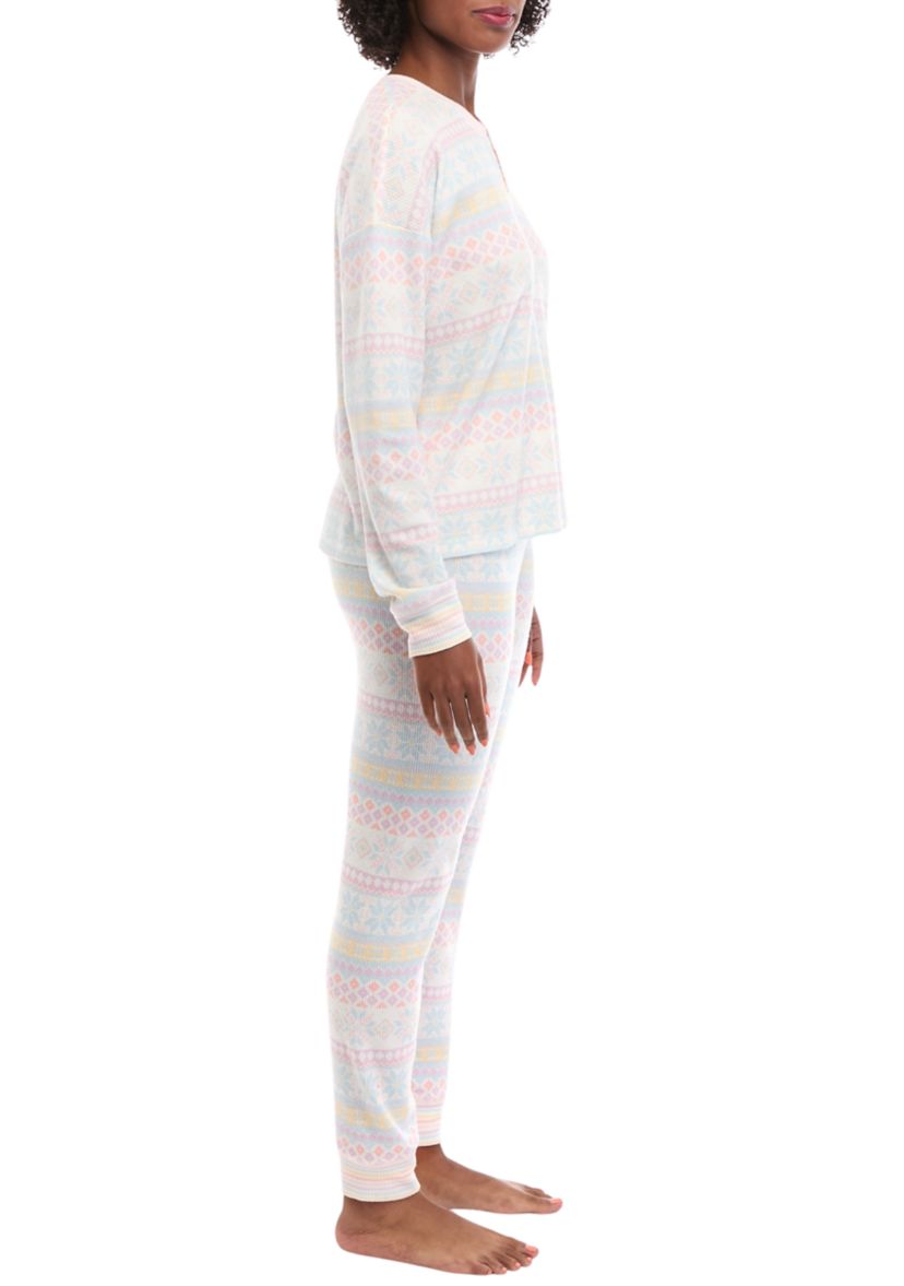 Thermal Folded Pajama Set 