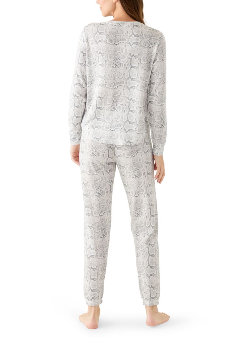Printed Peachy Jogger Pajama Set 