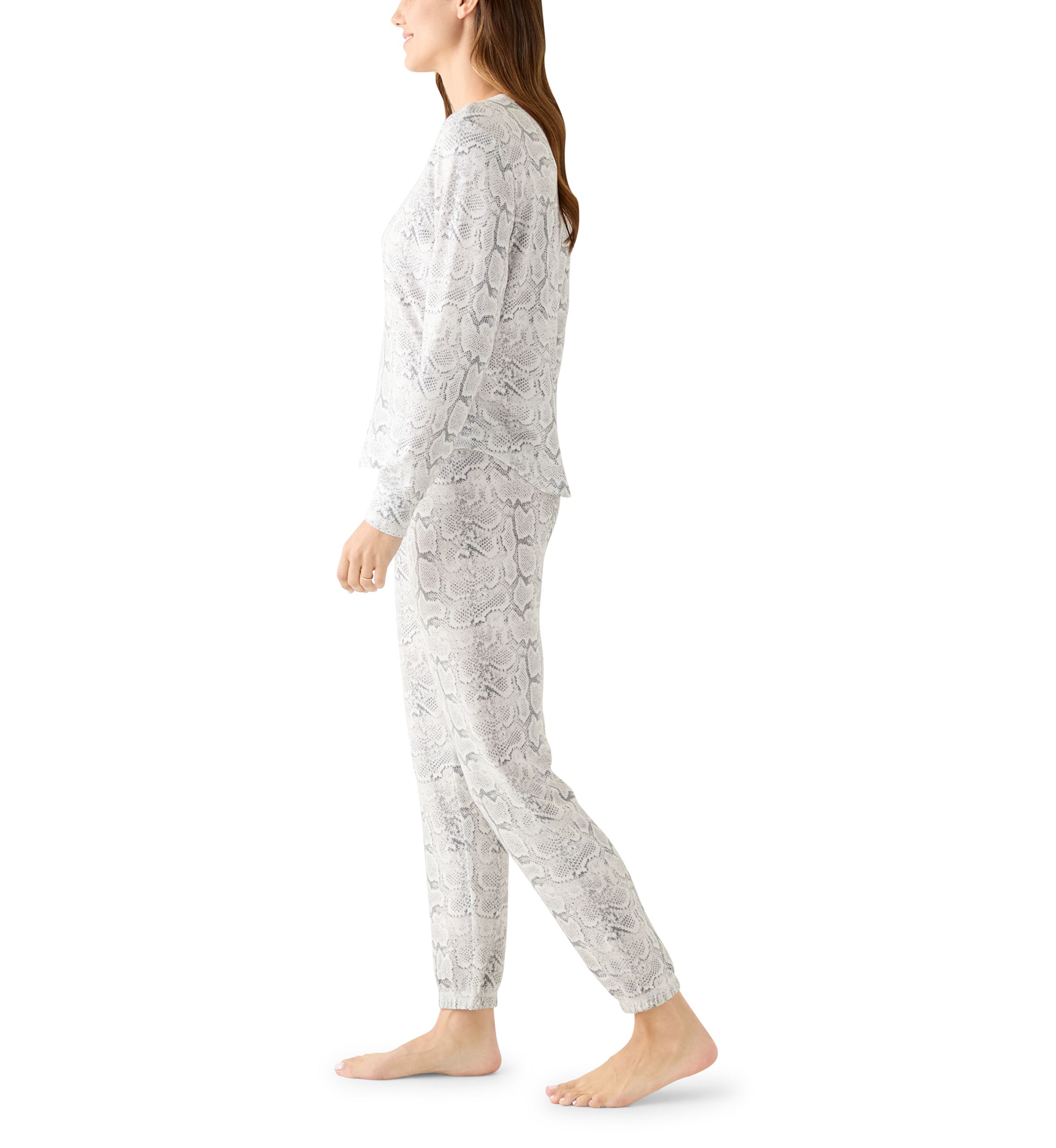 Printed Peachy Jogger Pajama Set 
