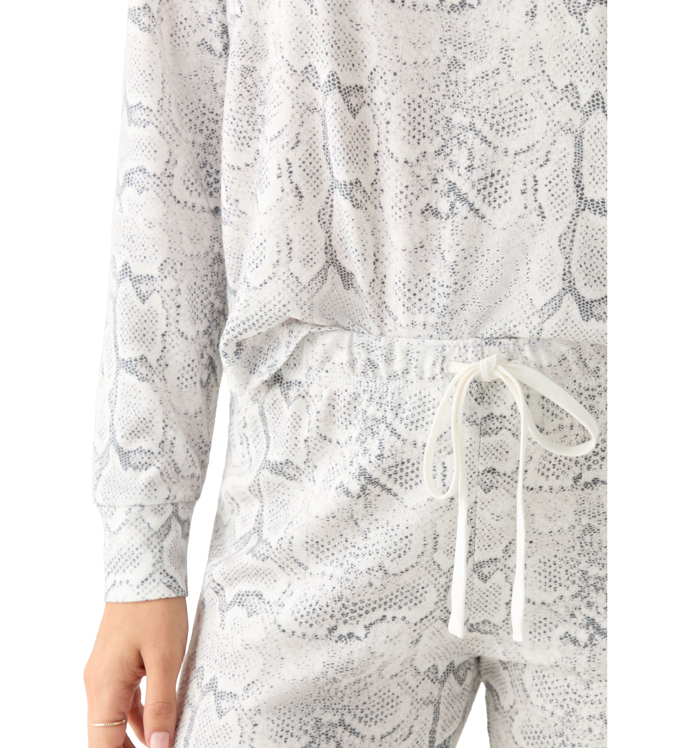 Printed Peachy Jogger Pajama Set 