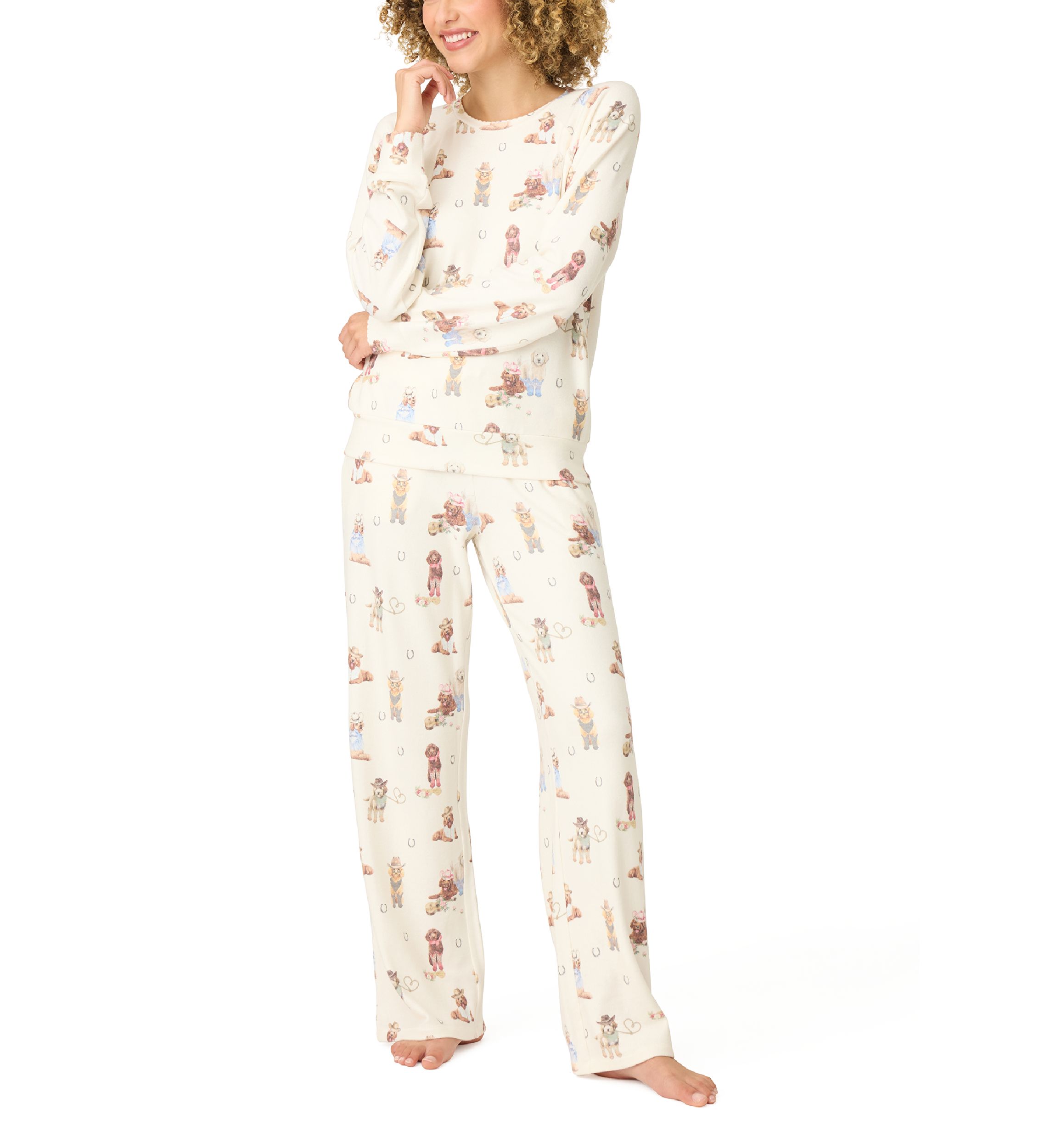 Womens Long Sleeve Pajama Set