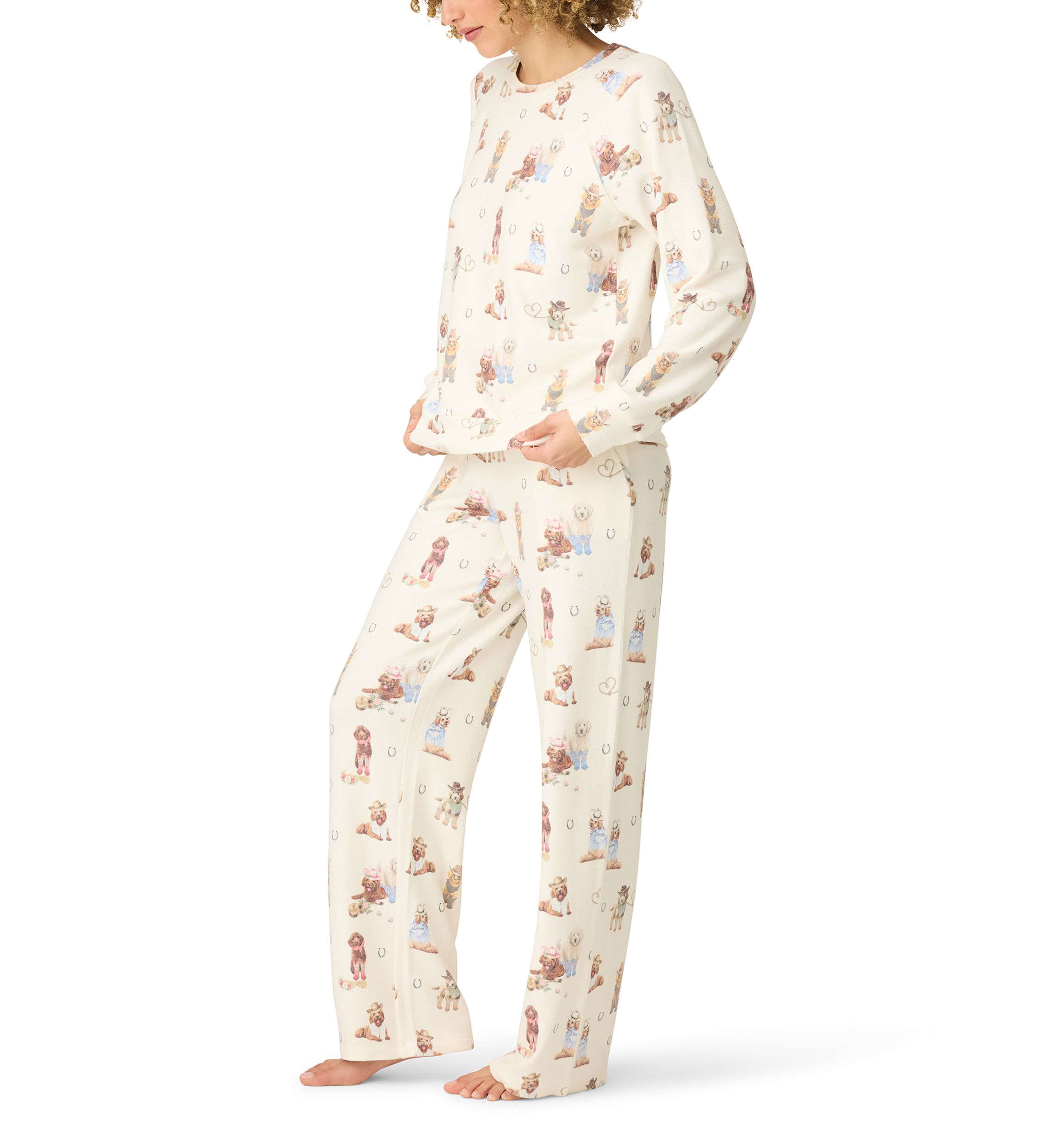 Womens Long Sleeve Pajama Set