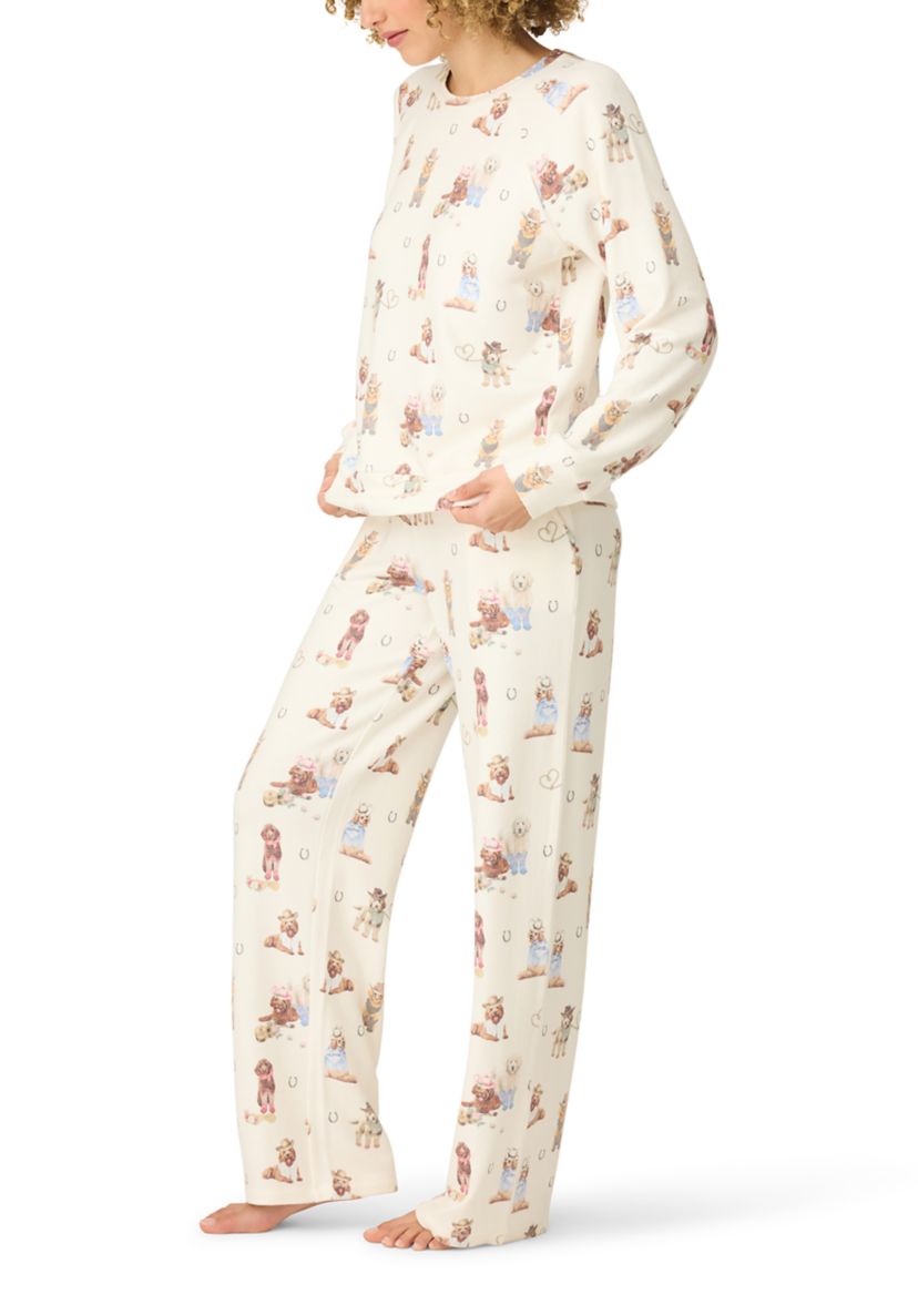 Womens Long Sleeve Pajama Set