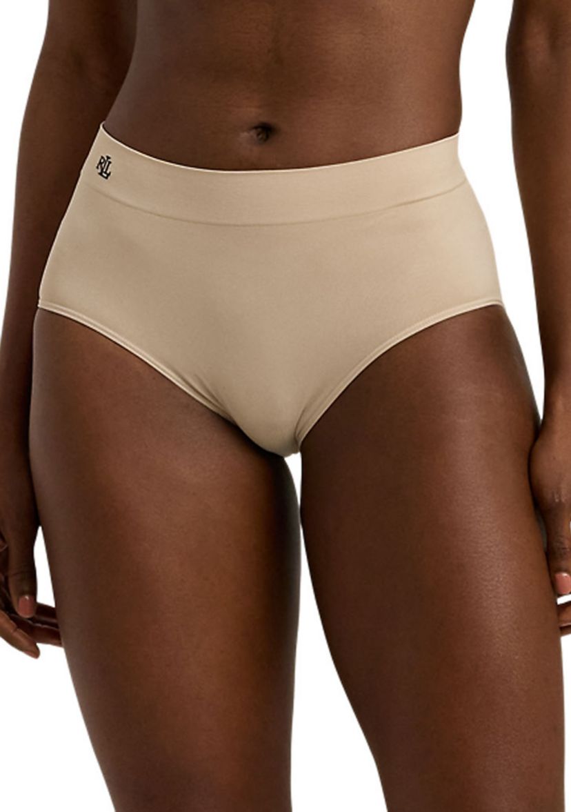 Seamless Stretch Jersey High-Rise Brief