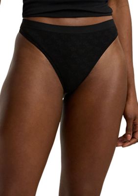 Monogram Mesh Jacquard Thong