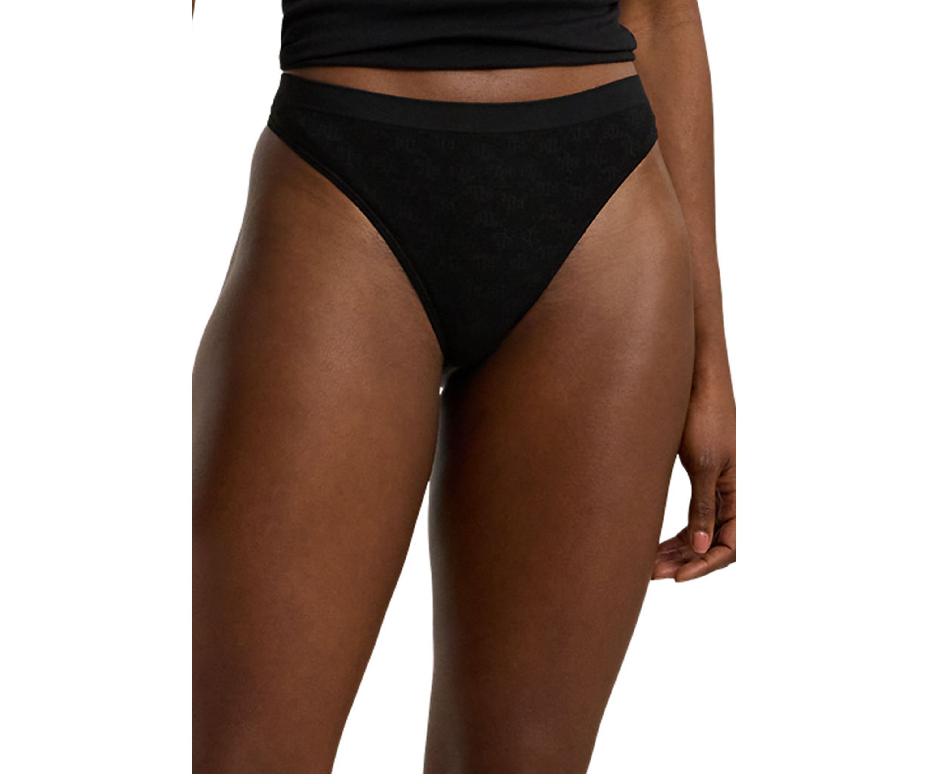 Monogram Mesh Jacquard Thong