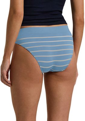 Seamless Striped Jersey Bikini Brief