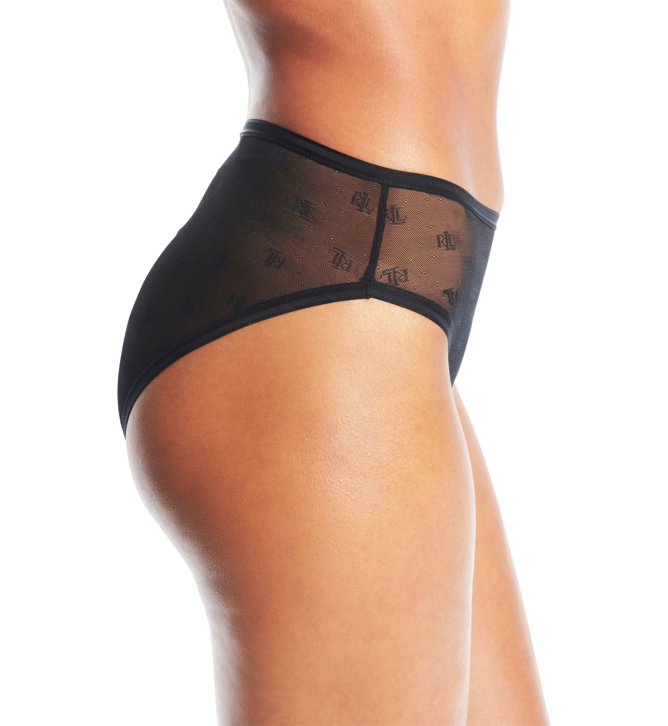 Monogram Sheer High Waist Bikini