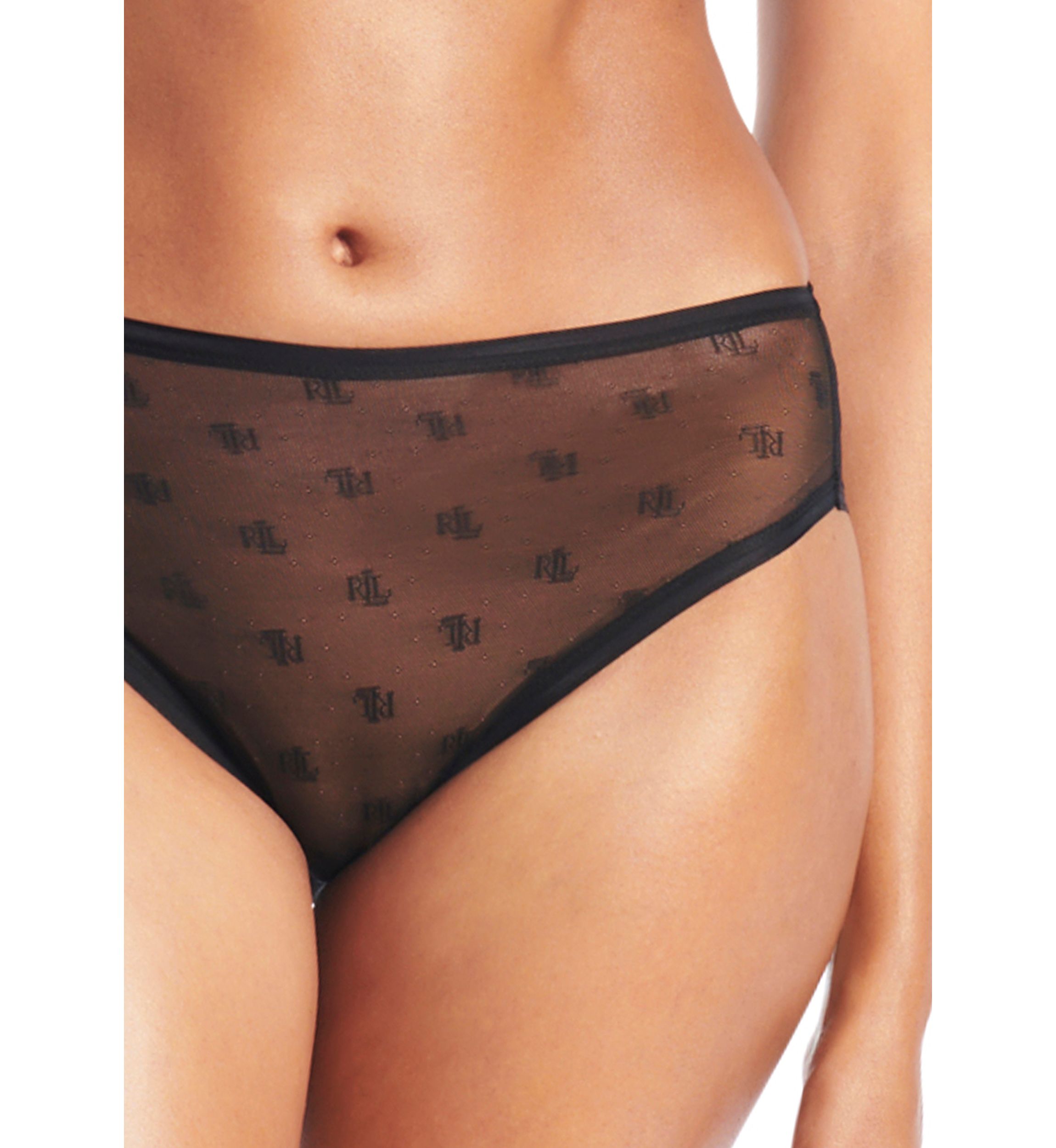 Monogram Sheer High Waist Bikini