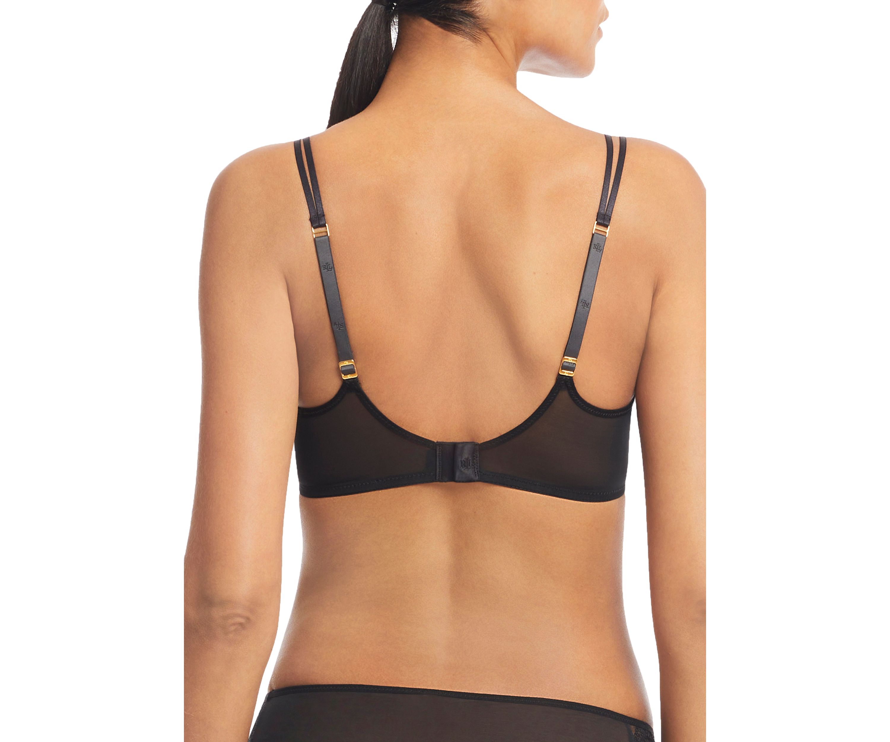 Paisley-Embroidered Bra