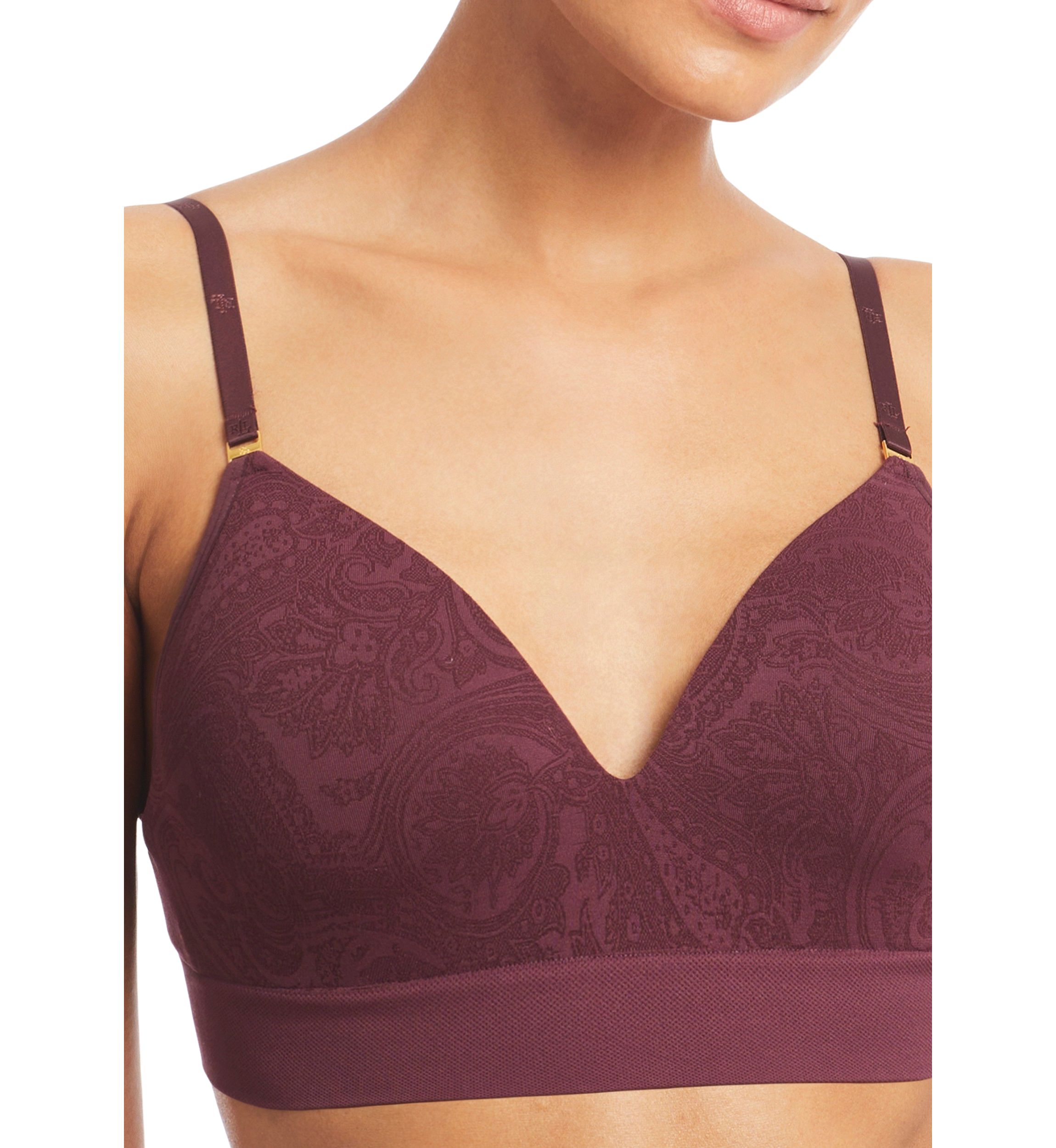 Lauren Seamless Paisley Wireless Bra