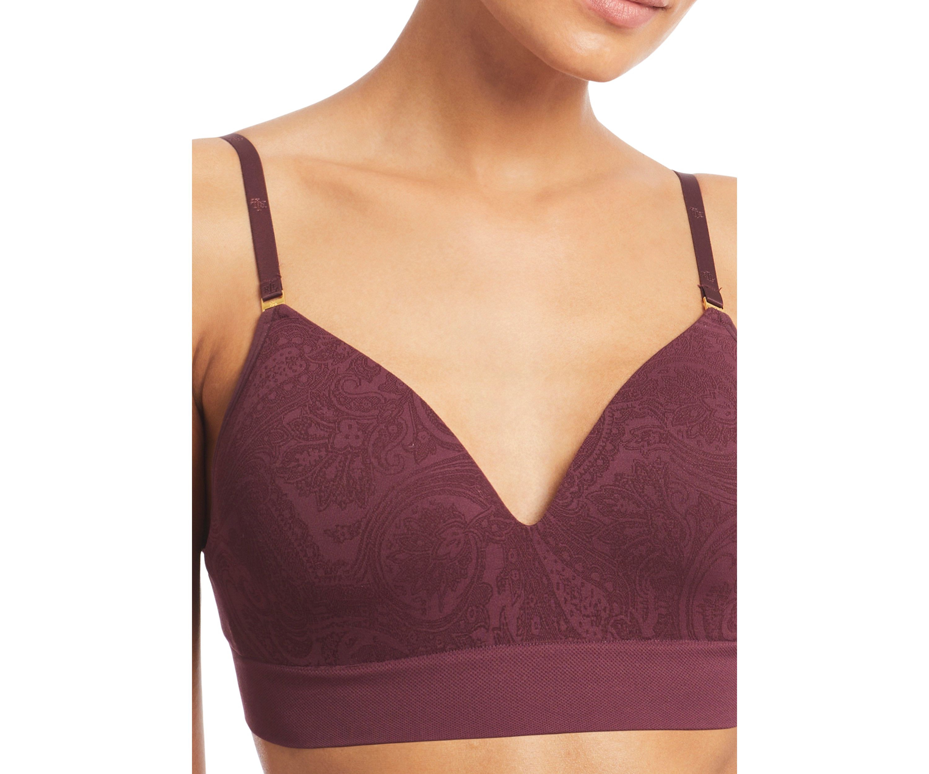 Lauren Seamless Paisley Wireless Bra