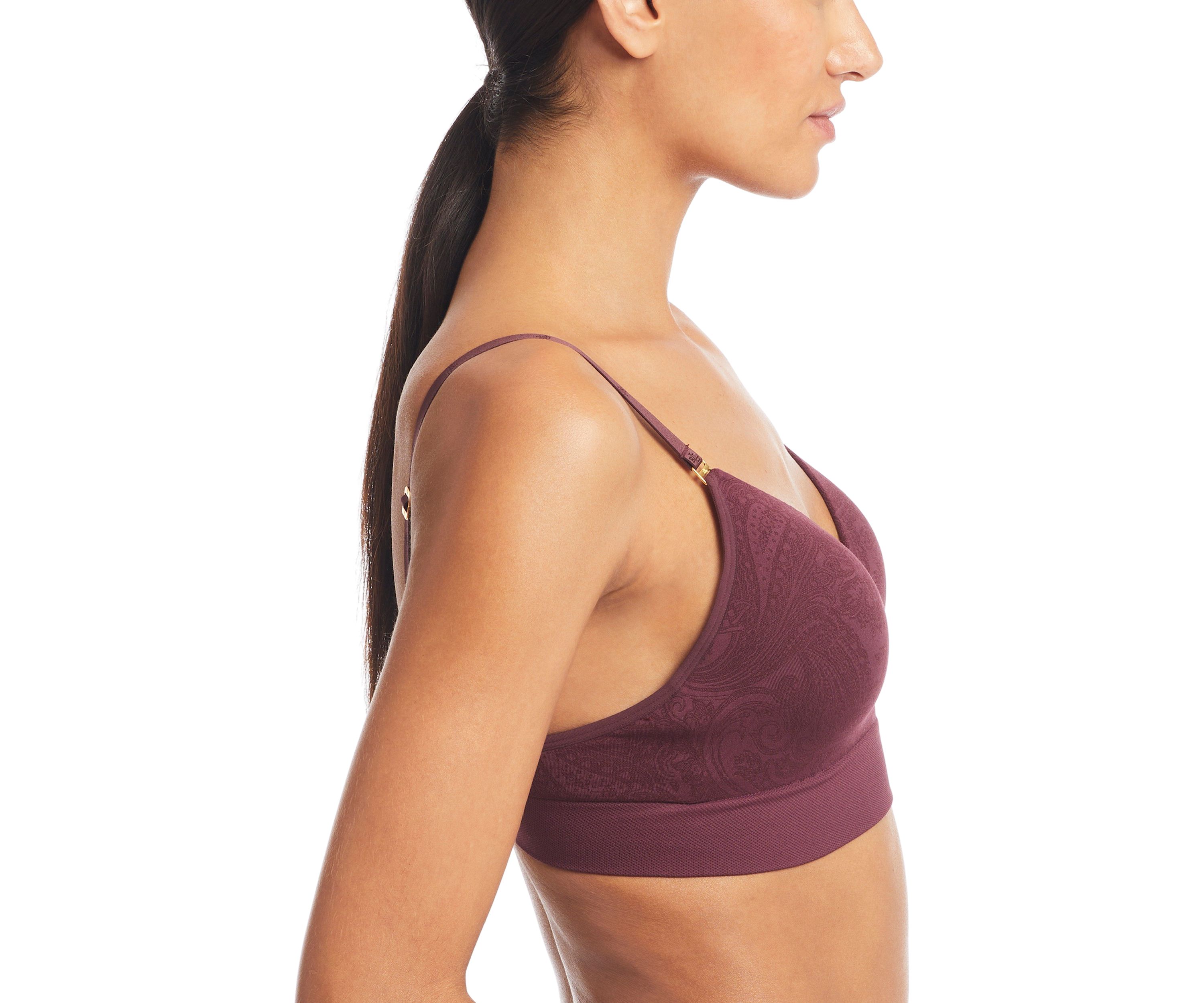 Lauren Seamless Paisley Wireless Bra