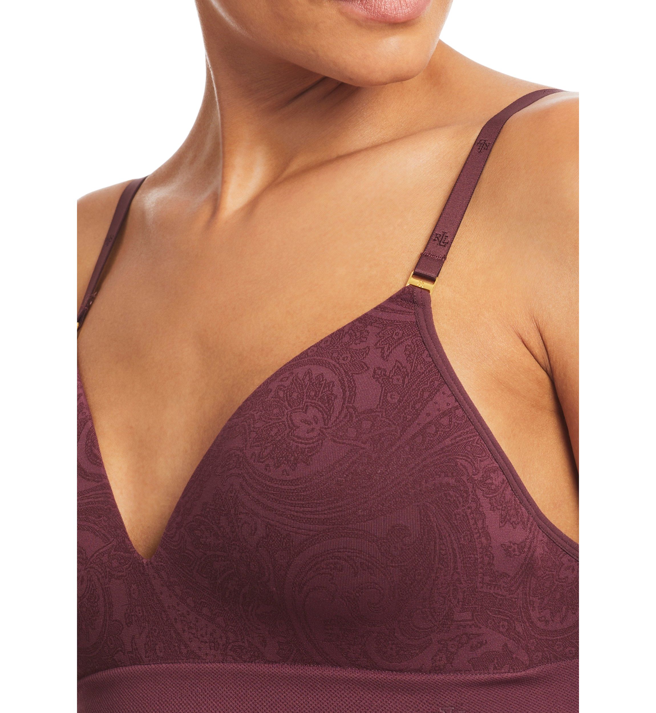 Lauren Seamless Paisley Wireless Bra
