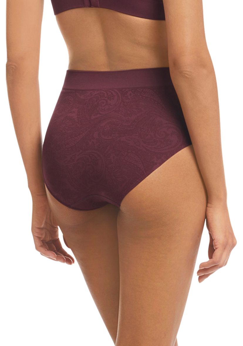 Lauren Seamless Paisley Jersey High-Rise Brief
