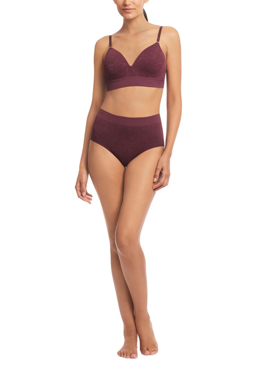Lauren Seamless Paisley Jersey High-Rise Brief