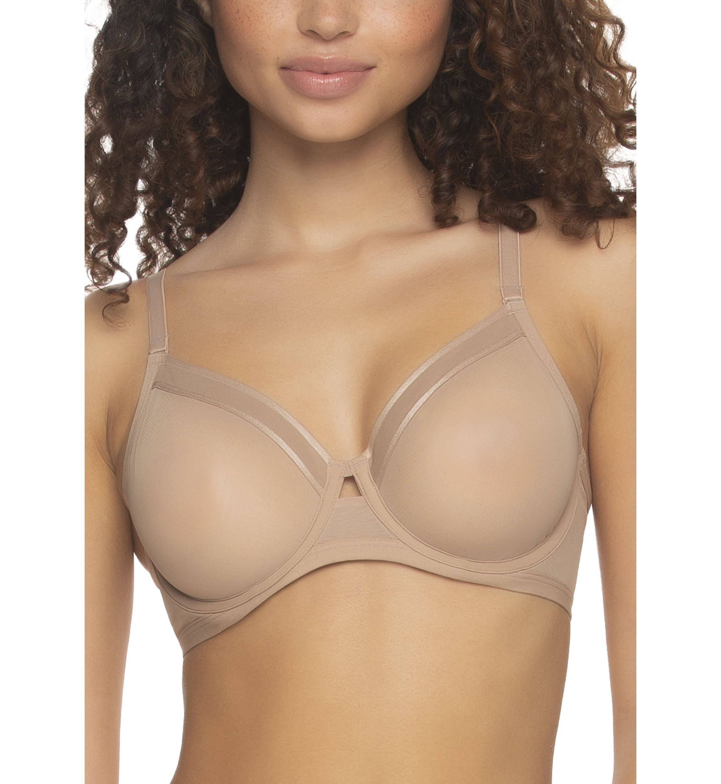 Ethereal Sheer Mesh Unlined Underwire Bra