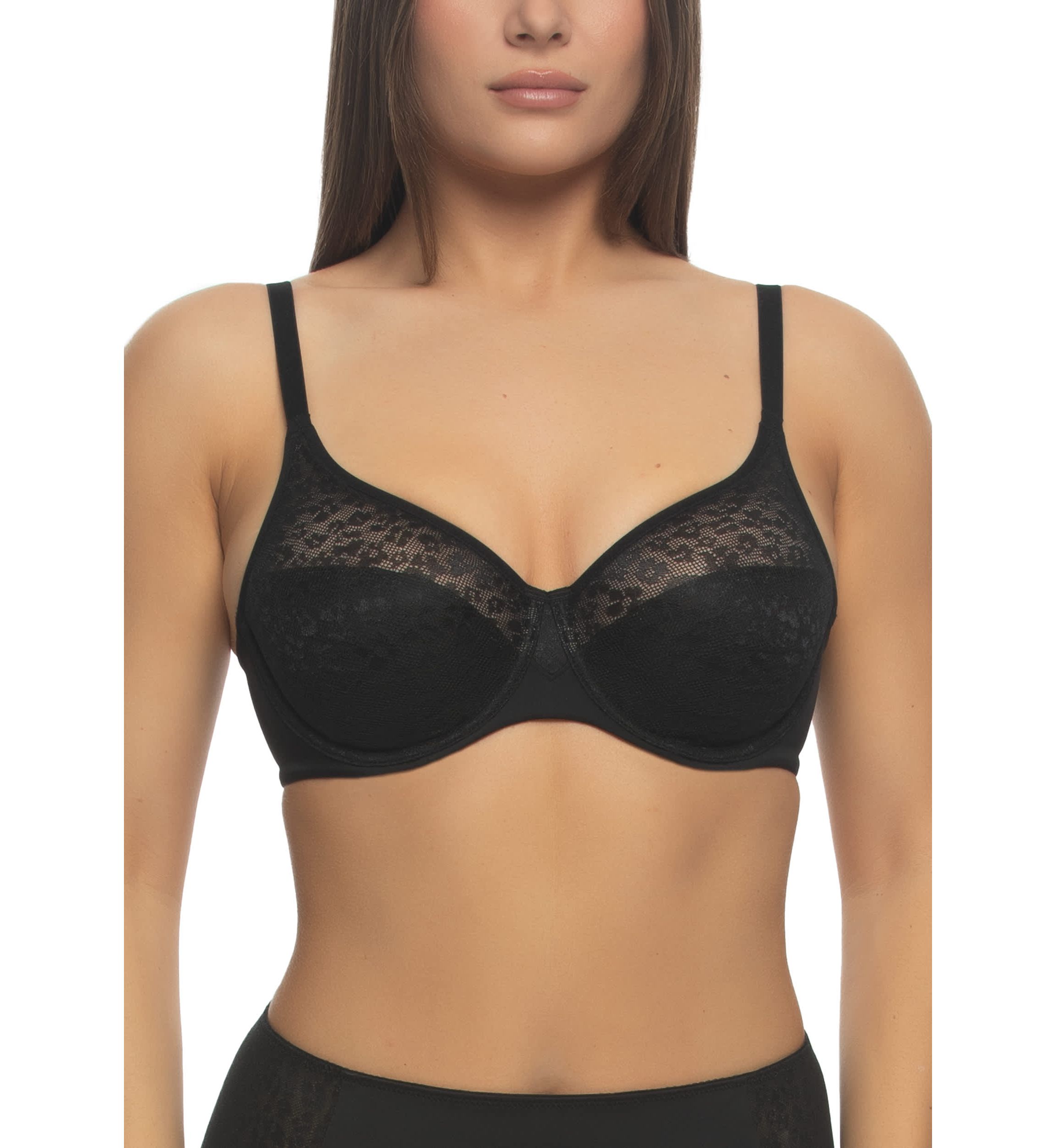 Prima Seamless All Over Molded Lace Unlined Bra