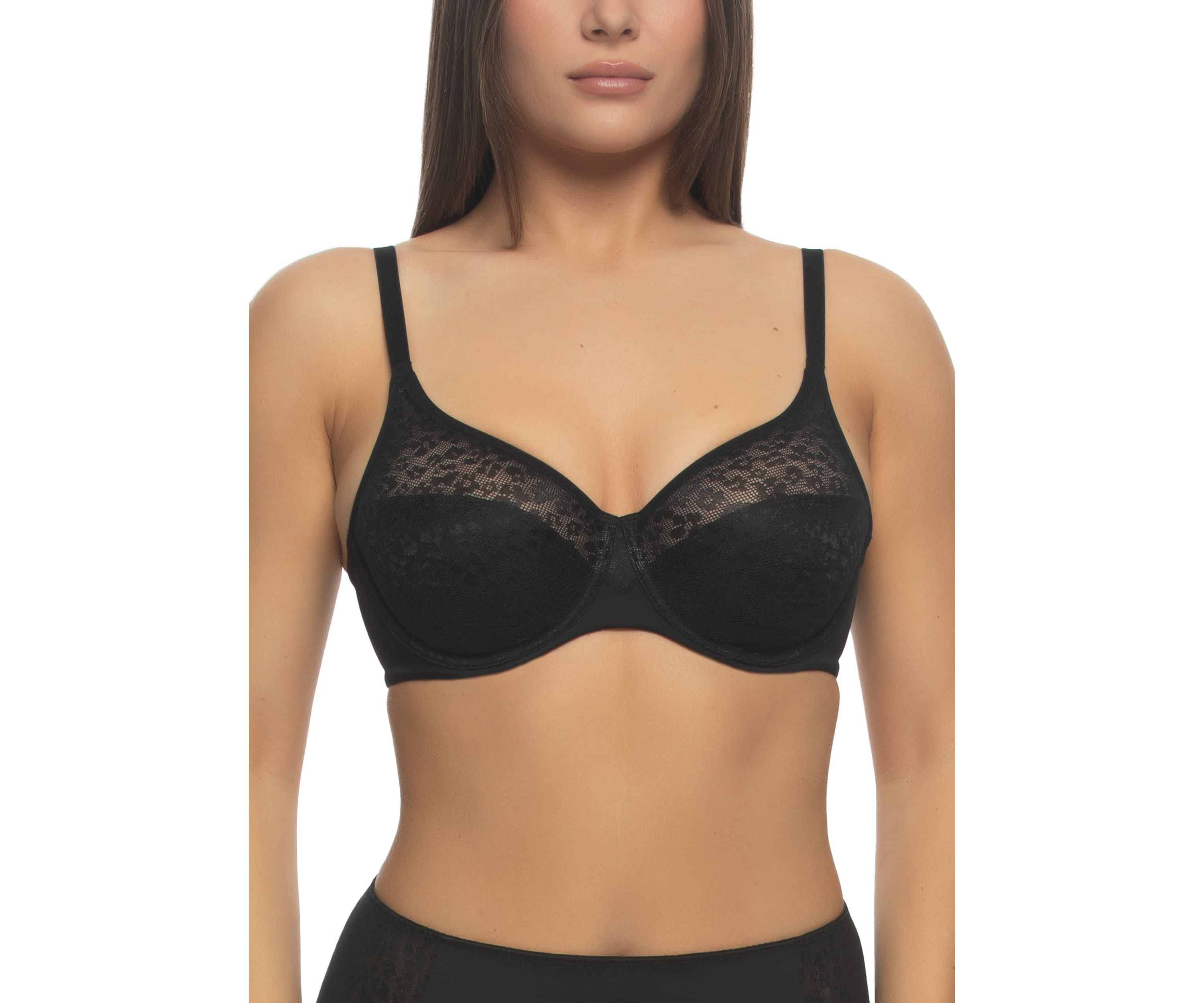 Prima Seamless All Over Molded Lace Unlined Bra