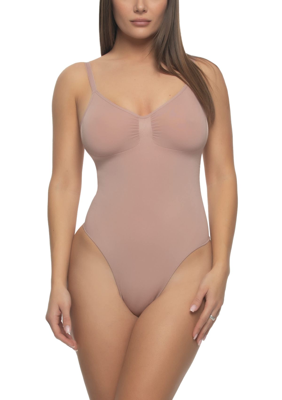 Body-Con Seamless Thong Bodysuit