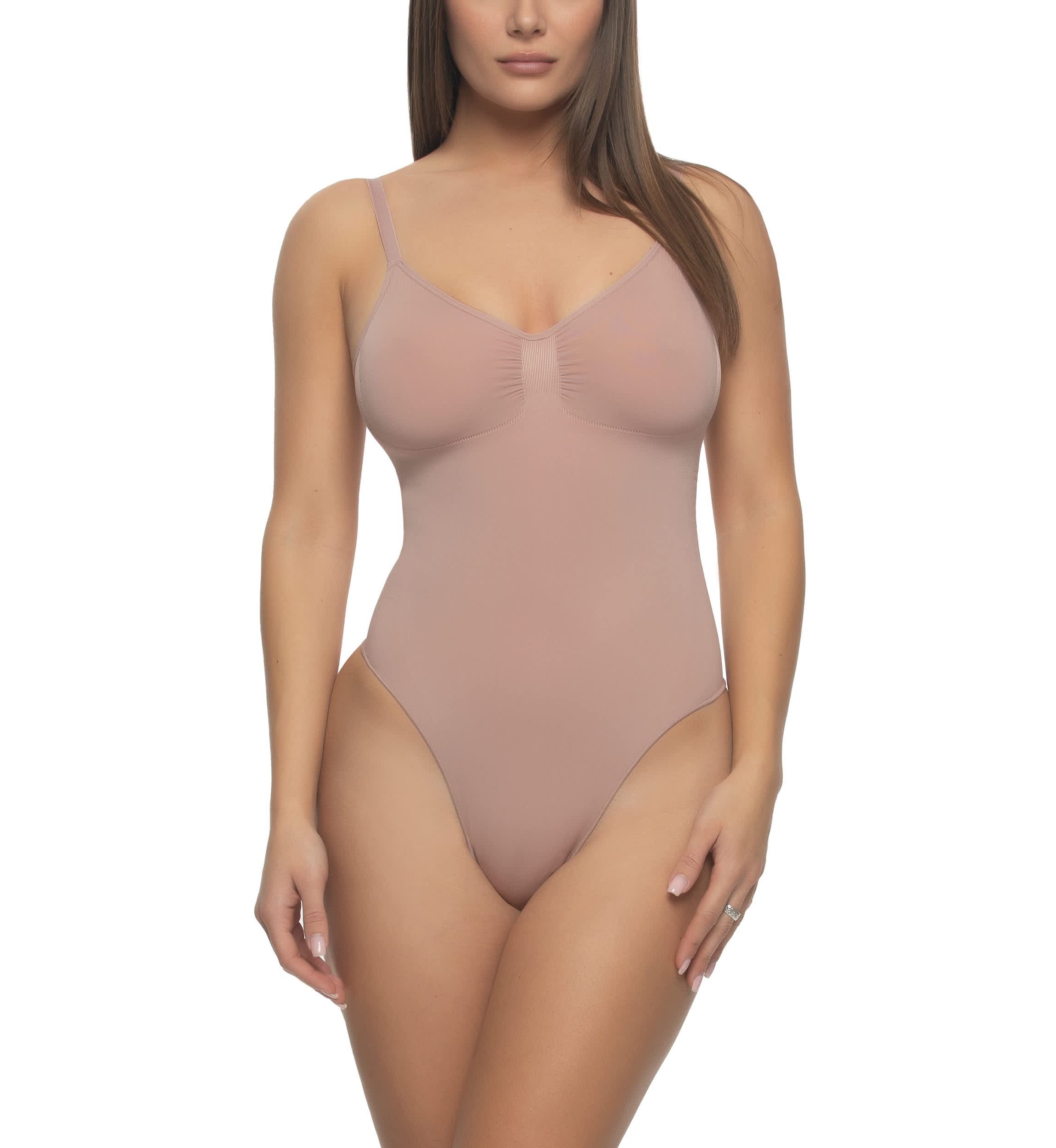 Body-Con Seamless Thong Bodysuit