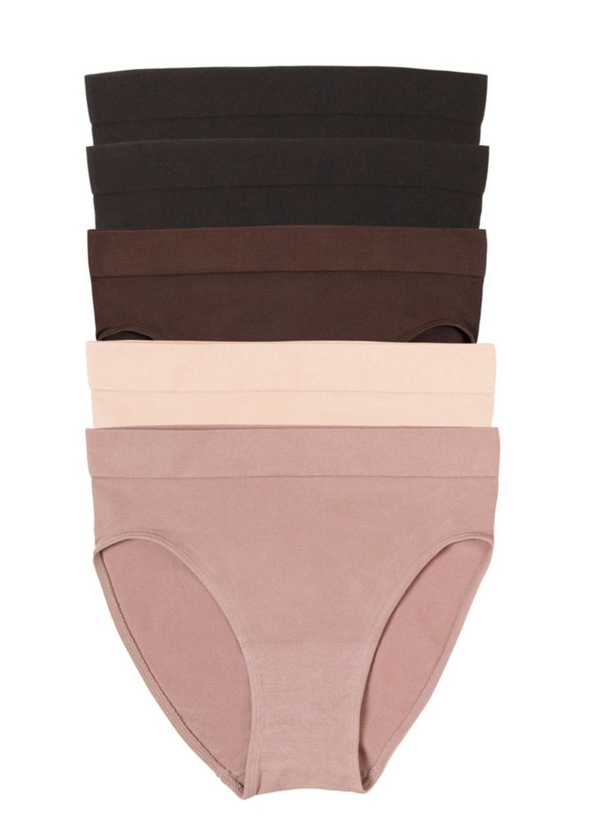 Body Smooth Hi Cut Seamless Brief 5-Pack