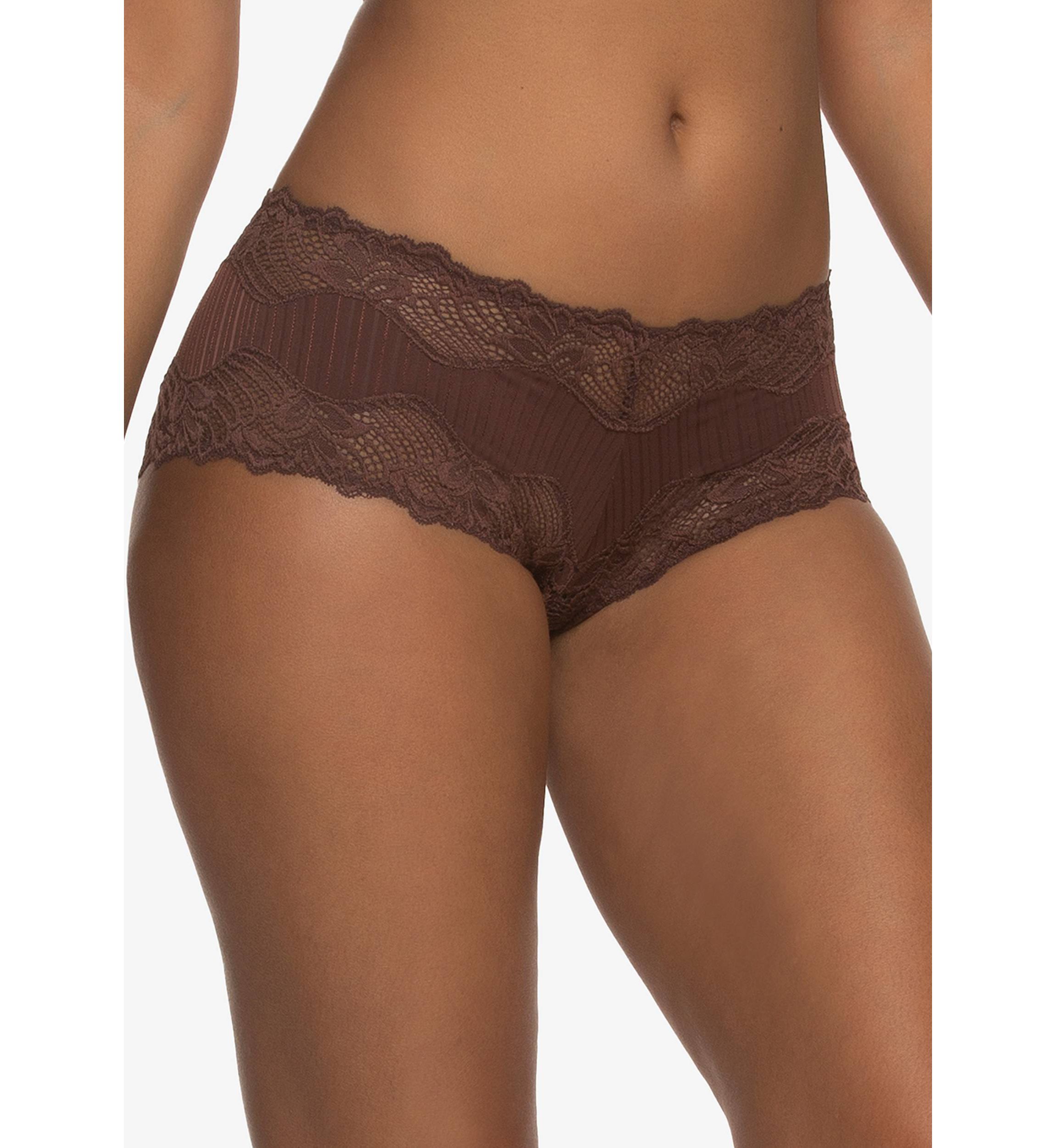 Stripe Delight Lace Hipster Panty