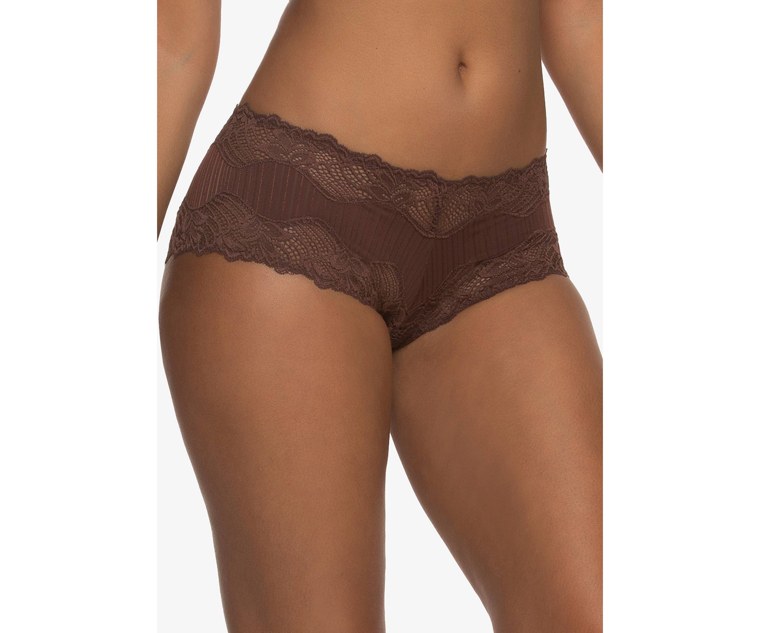 Stripe Delight Lace Hipster Panty