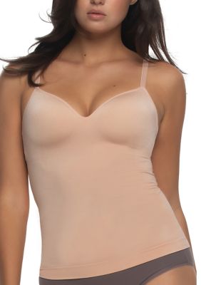 Felina Women's Seamless Cami with Built in Bra, Small