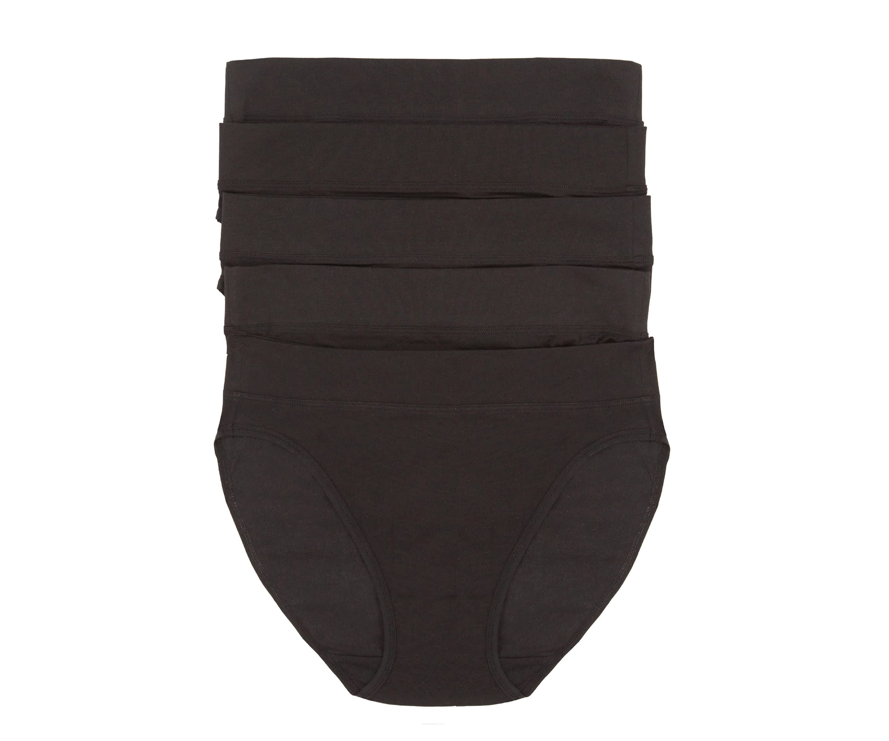 Pima Cotton Hi-Cut Underwear 5-Pack