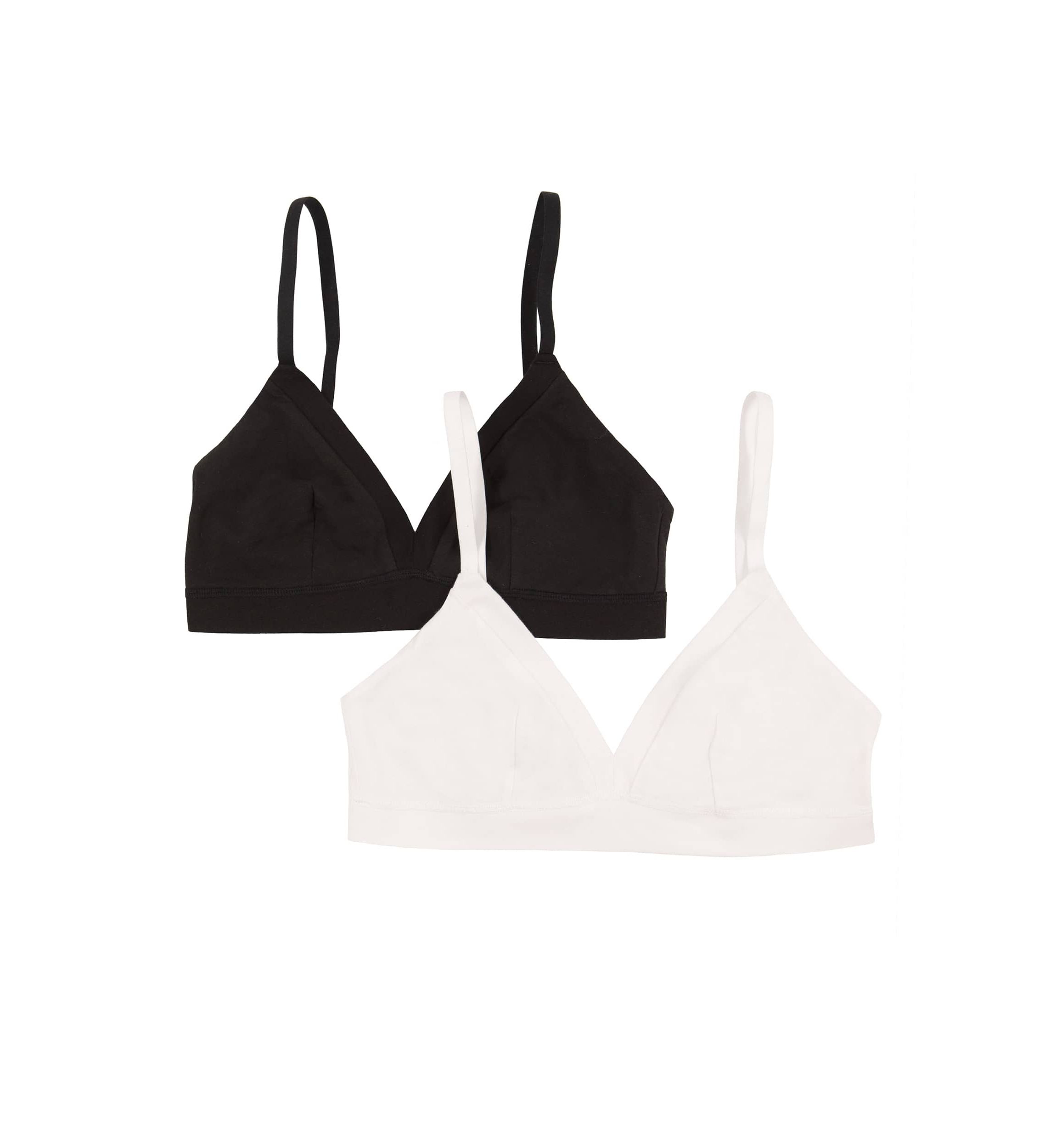 Pima Cotton Bralette 2-Pack