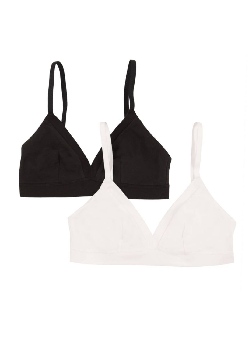 Pima Cotton Bralette 2-Pack