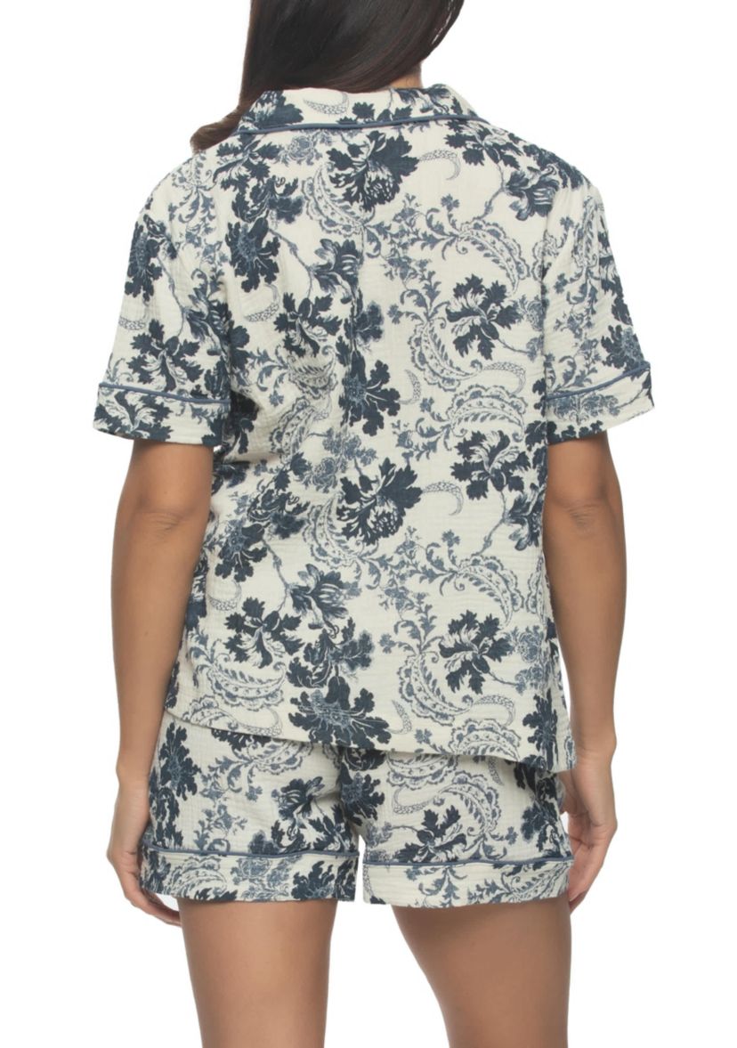 Calista Pajama Shorts Set