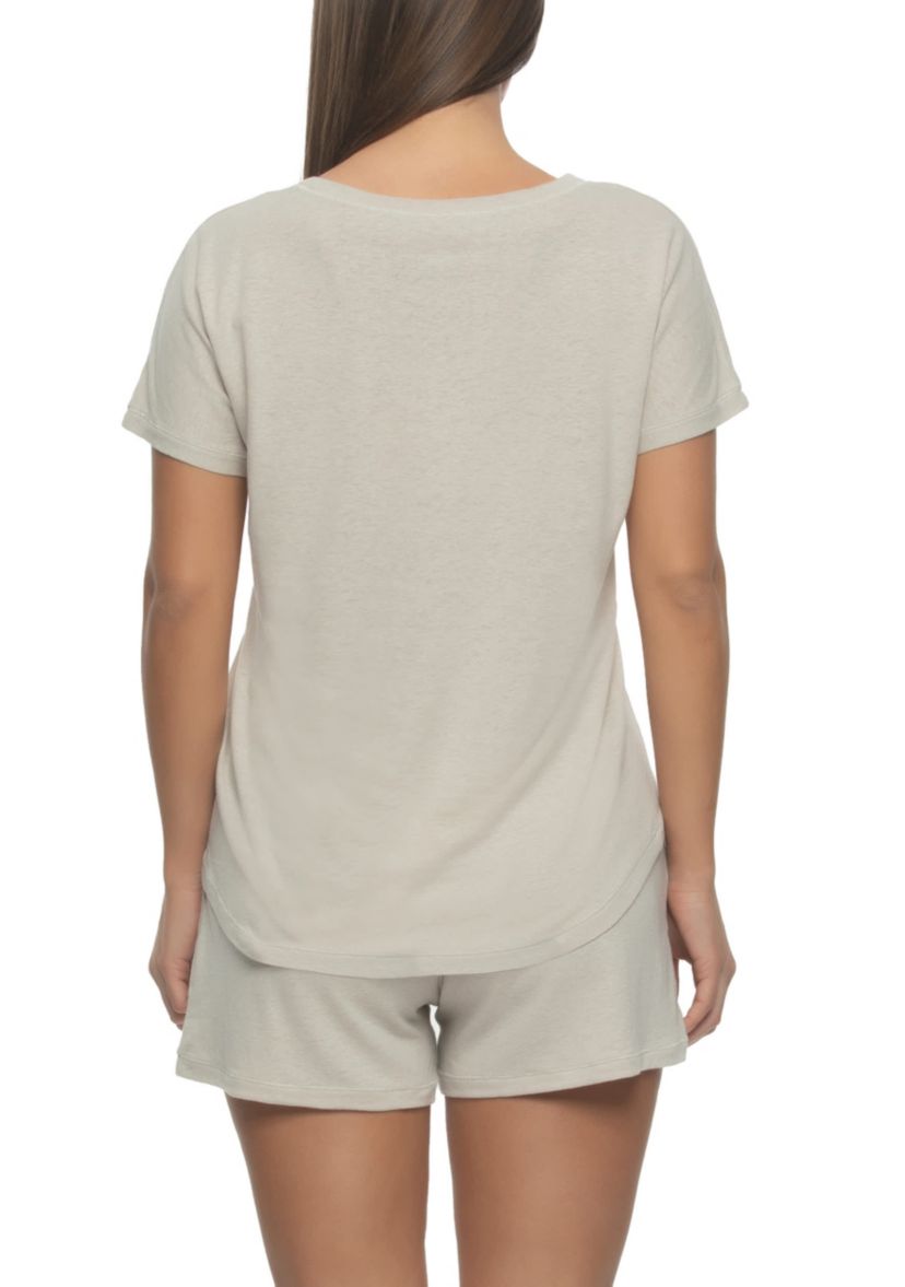 Lauren Linen Blend Short Pajama Set