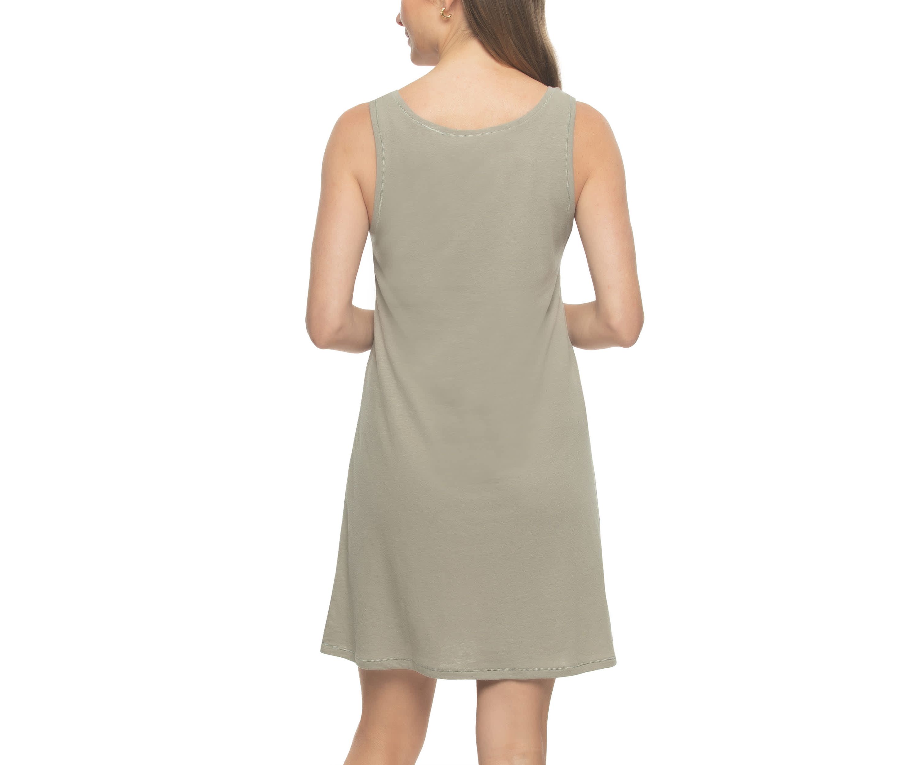 Lauren Linen Blend V-neck Chemise