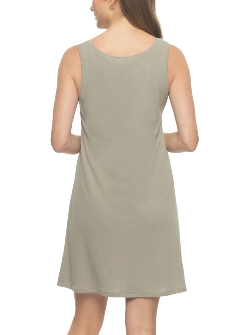 Lauren Linen Blend V-neck Chemise