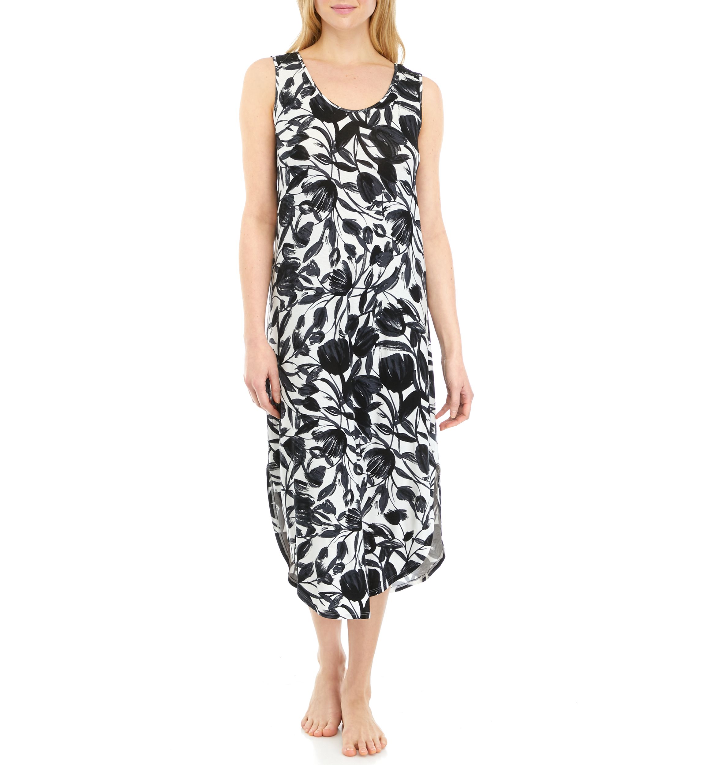 Midi Nightgown with Lace