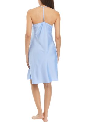 Women's Sleeveless Satin Midi Chemise