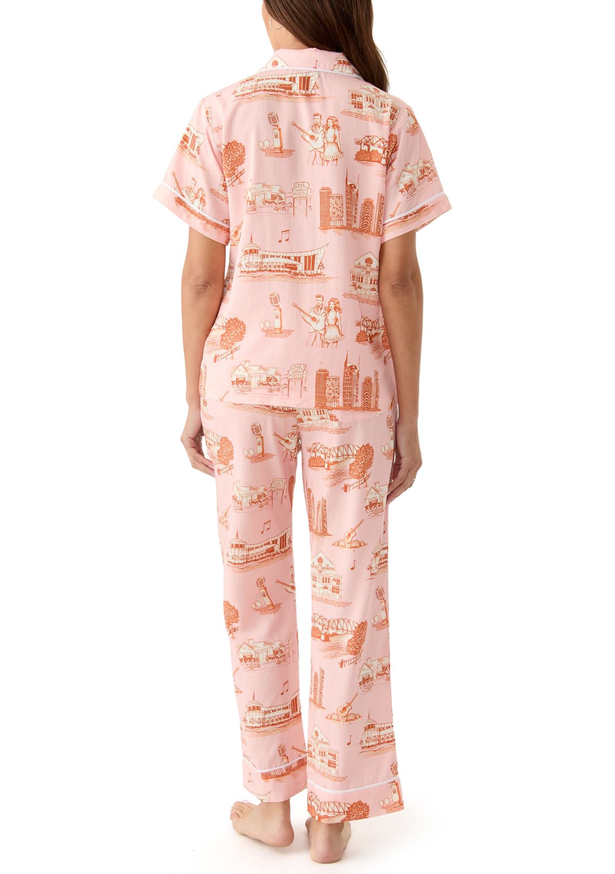 Nashville Printed Toile Pajama Set