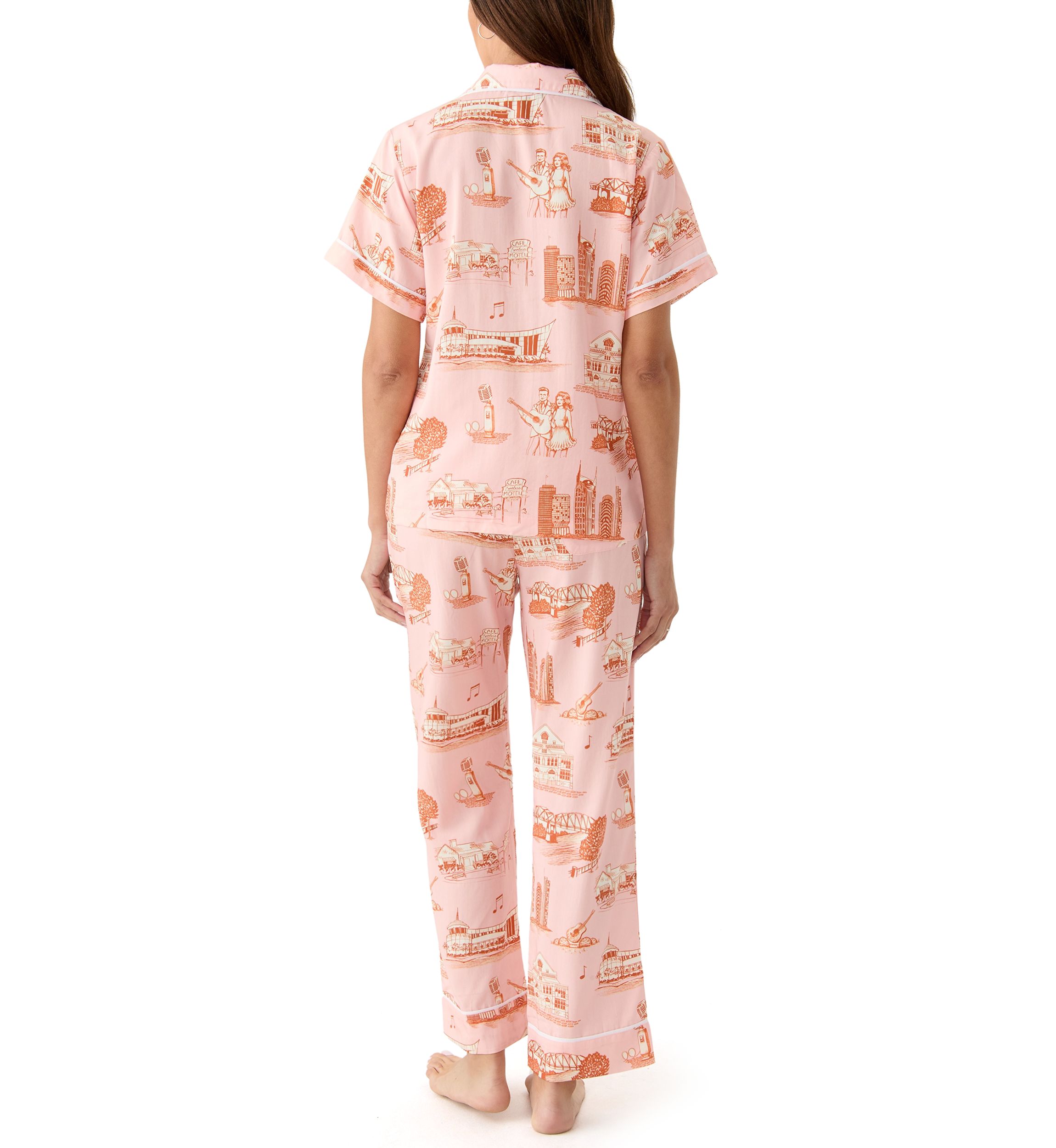 Nashville Printed Toile Pajama Set