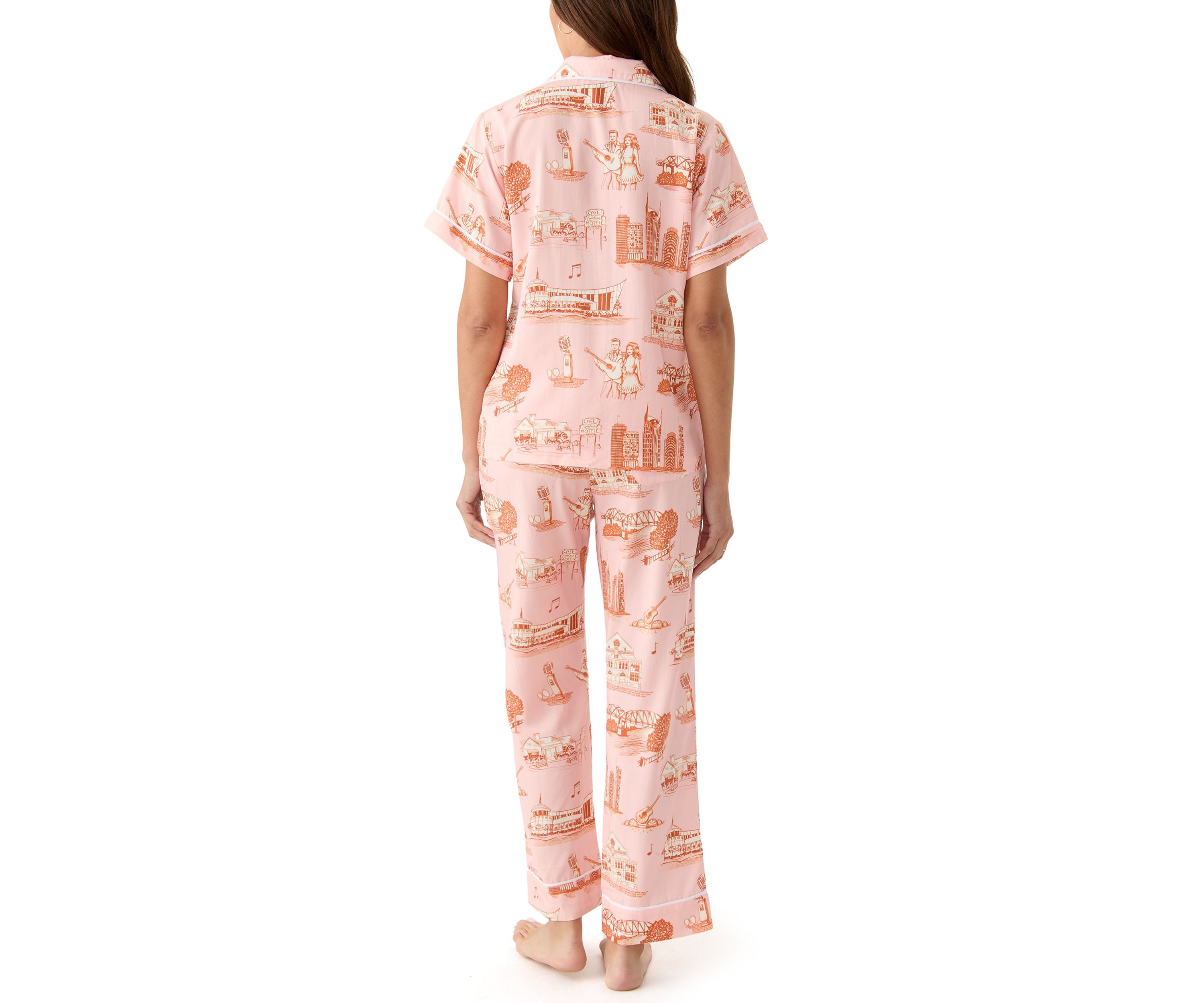 Nashville Printed Toile Pajama Set
