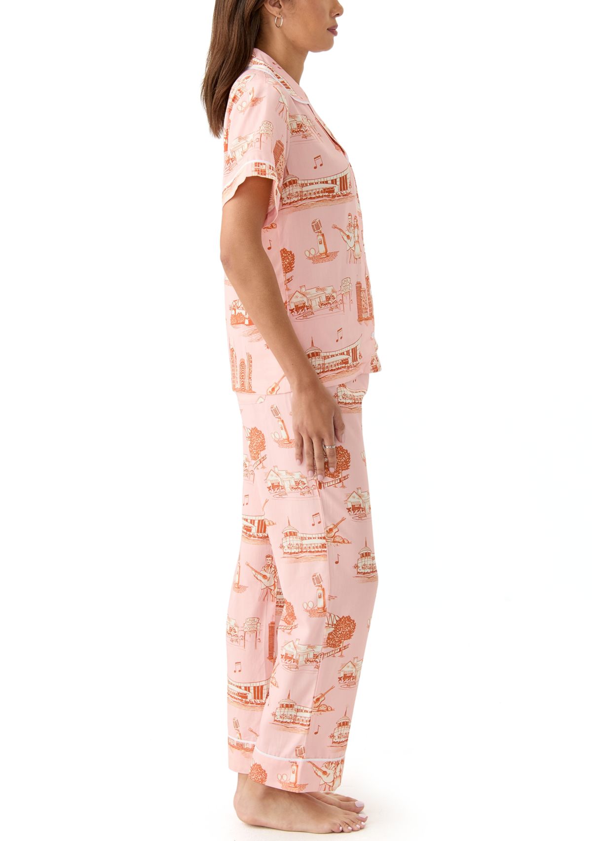 Nashville Printed Toile Pajama Set