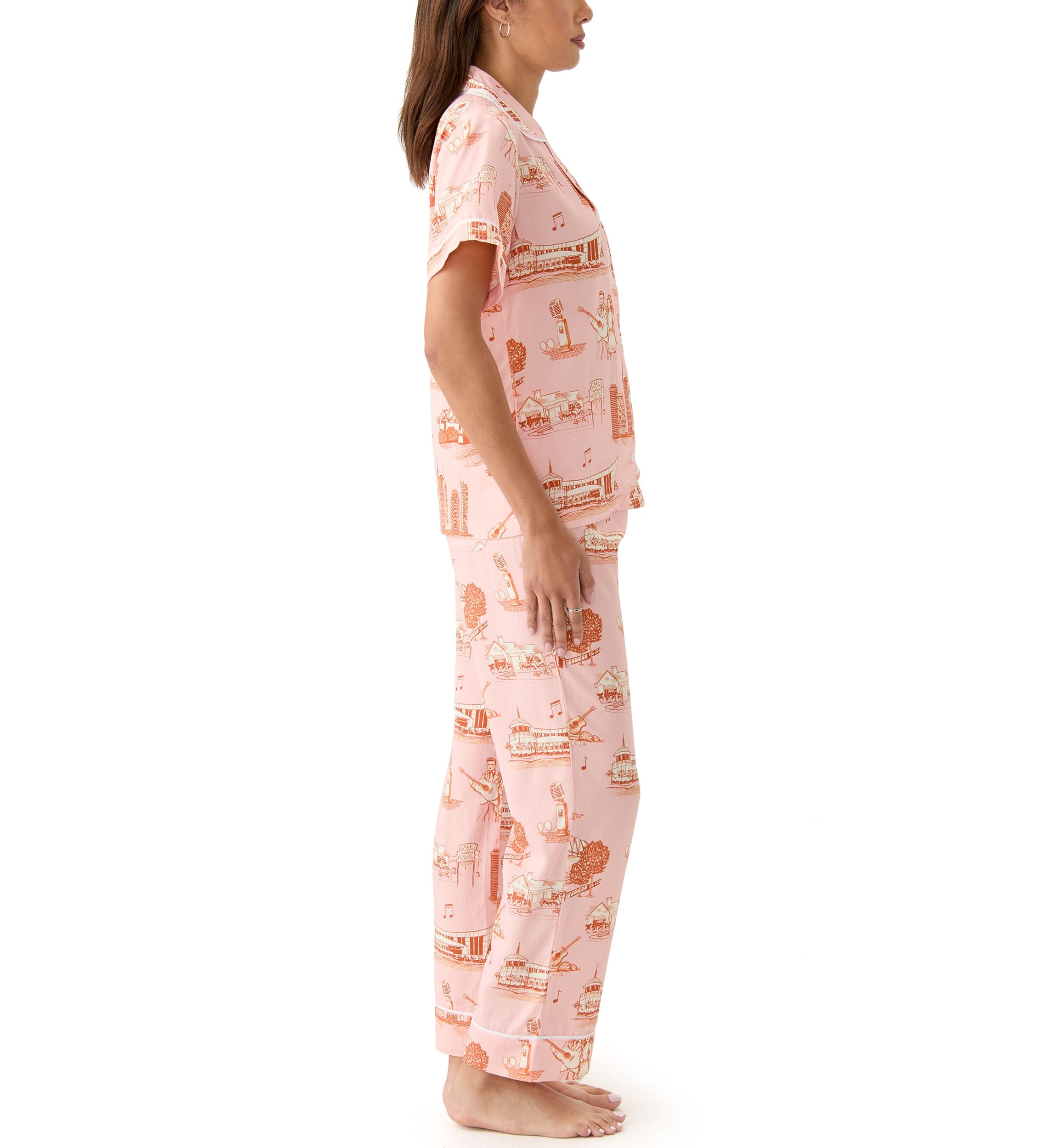 Nashville Printed Toile Pajama Set