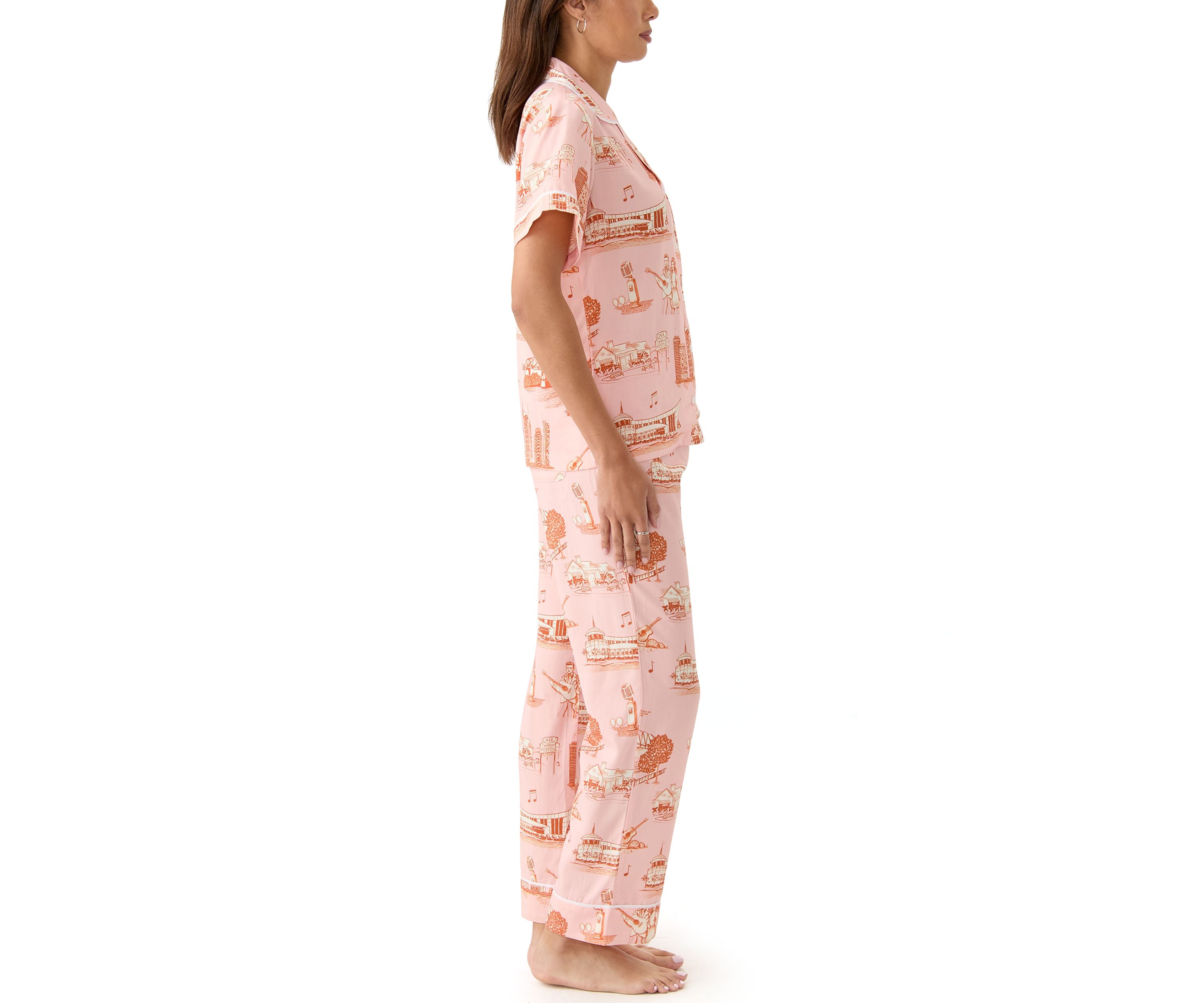 Nashville Printed Toile Pajama Set