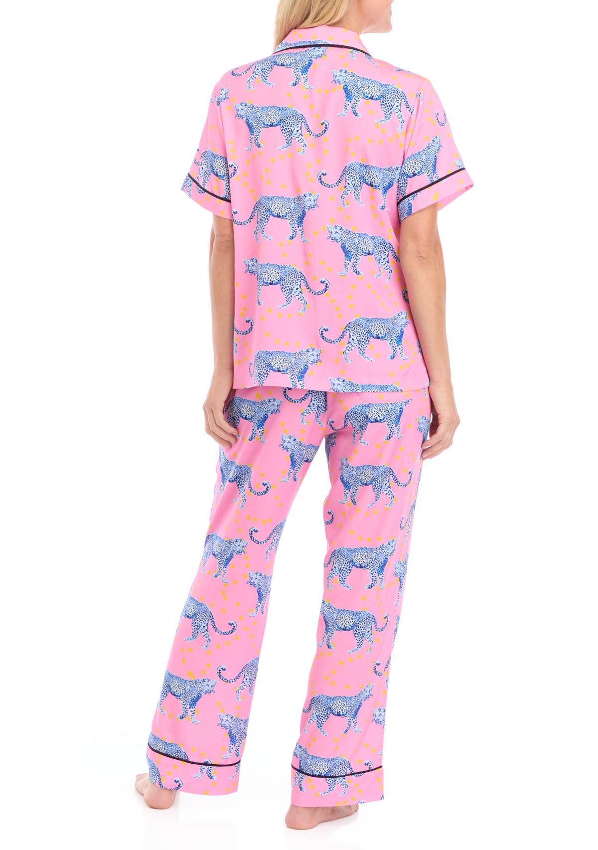 Cosmic Cheetah 2 Piece Pajama Set 