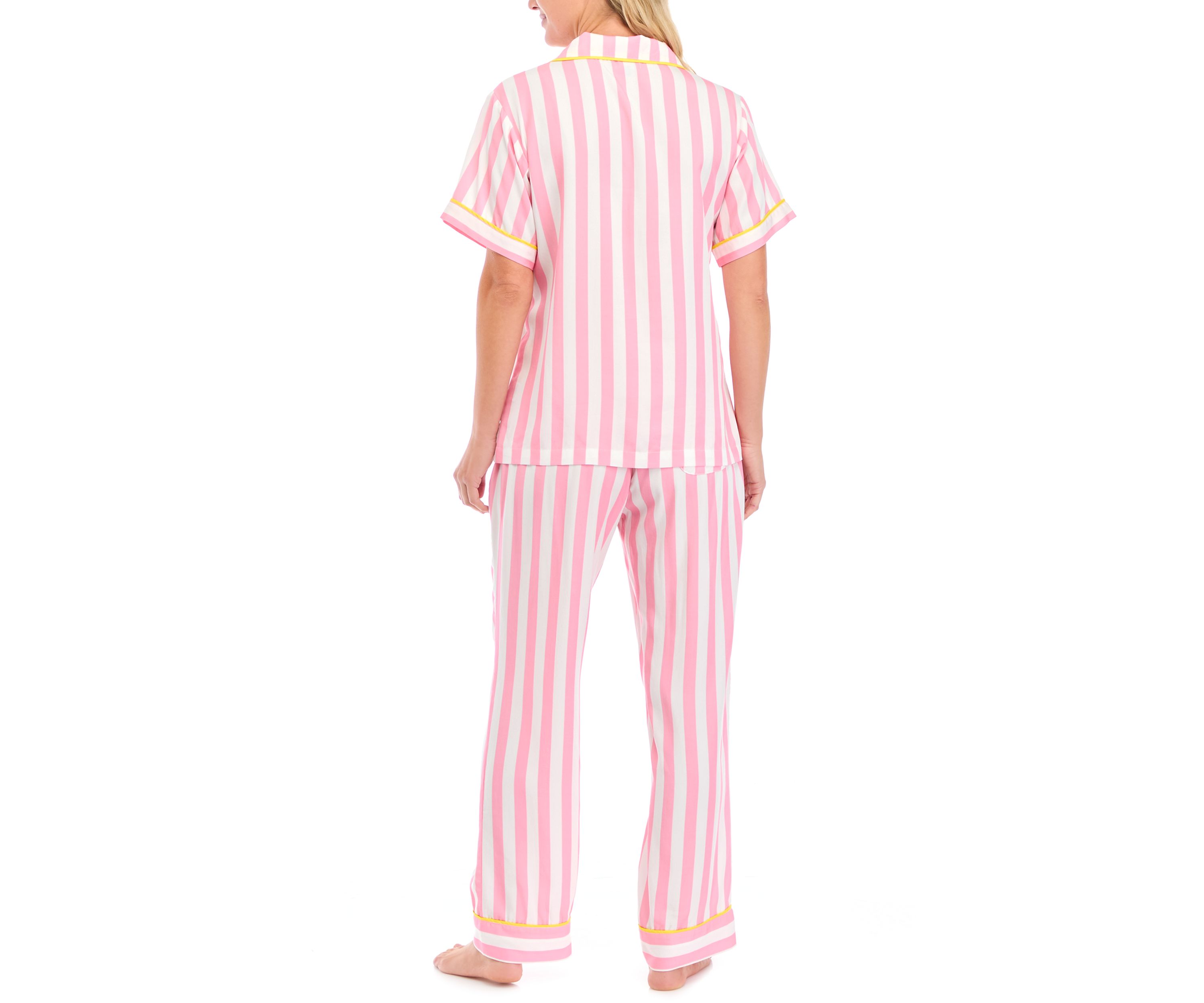 Retro Stripe 2 Piece Pajama Set 